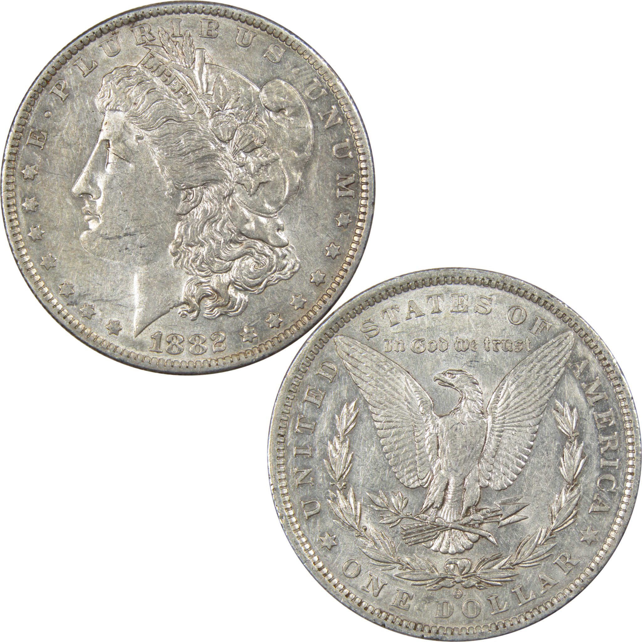 1882 O/S VAM-3 Flush EDS Morgan Dollar Extremely Fine Silver SKU:I996 - Morgan coin - Morgan silver dollar - Morgan silver dollar for sale - Profile Coins &amp; Collectibles