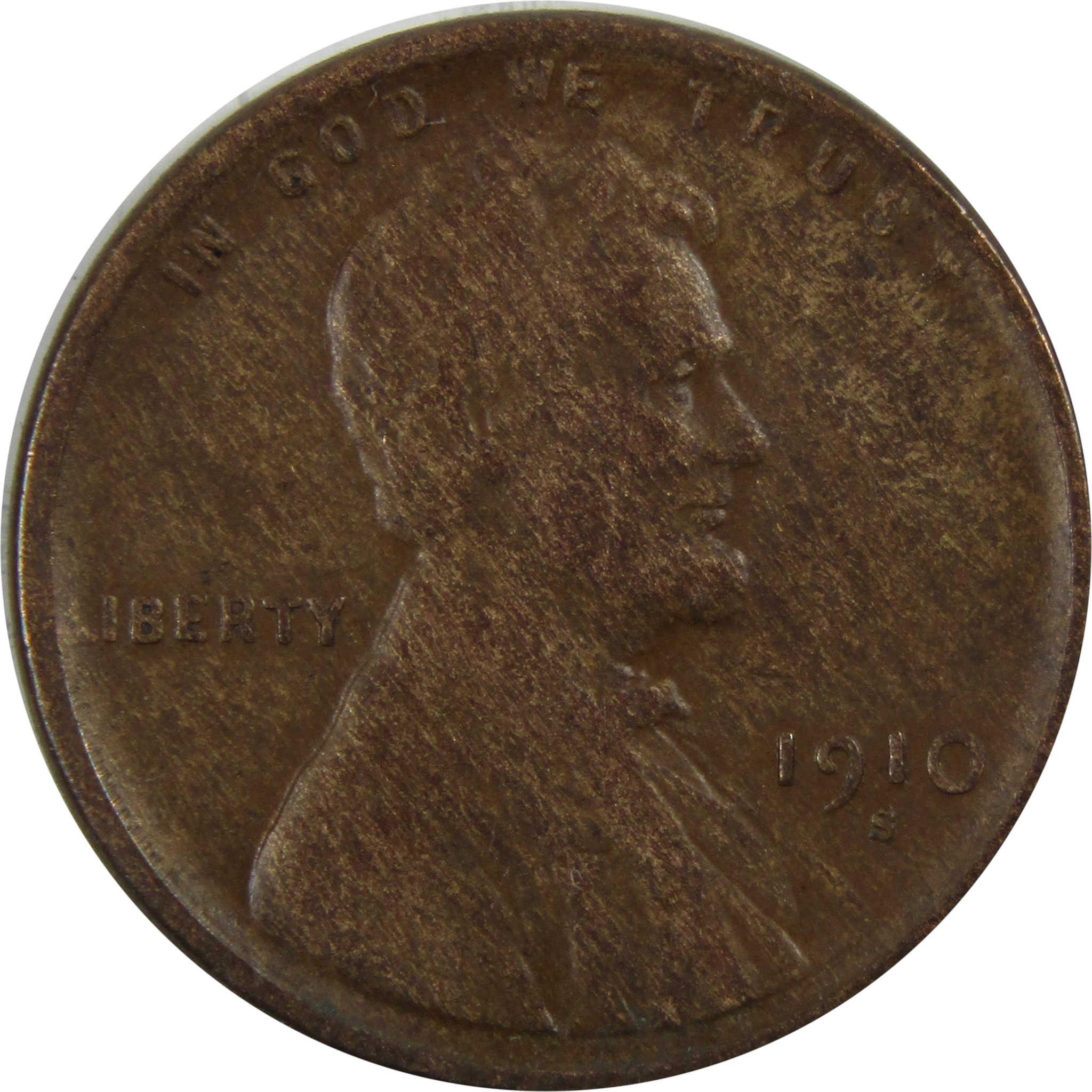 1910 S Lincoln Wheat Cent VF Very Fine Penny 1c Coin SKU:I4851