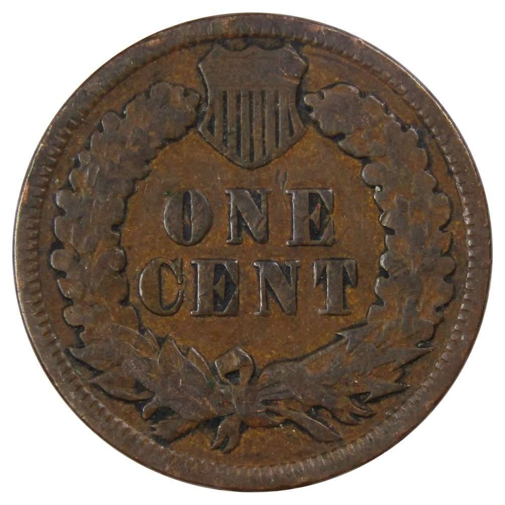 1894 Indian Head Cent AG About Good Bronze Penny 1c Coin Collectible