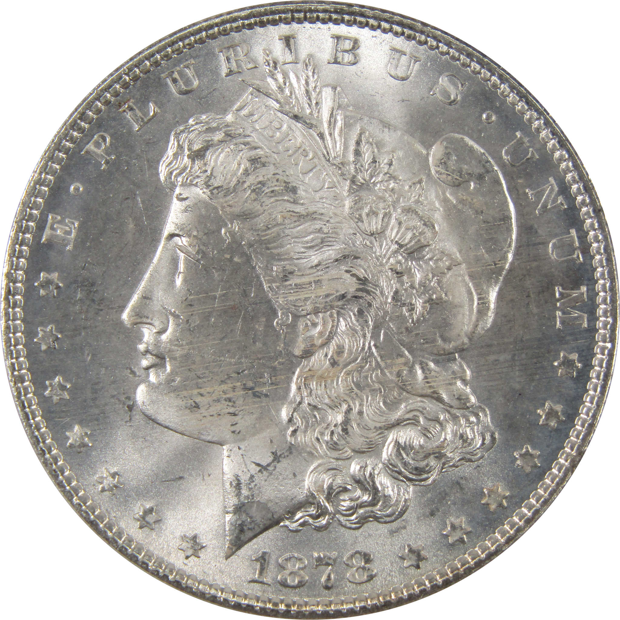 1878 7/8TF Morgan Dollar MS 64 NGC 90% Silver Uncirculated SKU:I7439 - Morgan coin - Morgan silver dollar - Morgan silver dollar for sale - Profile Coins &amp; Collectibles