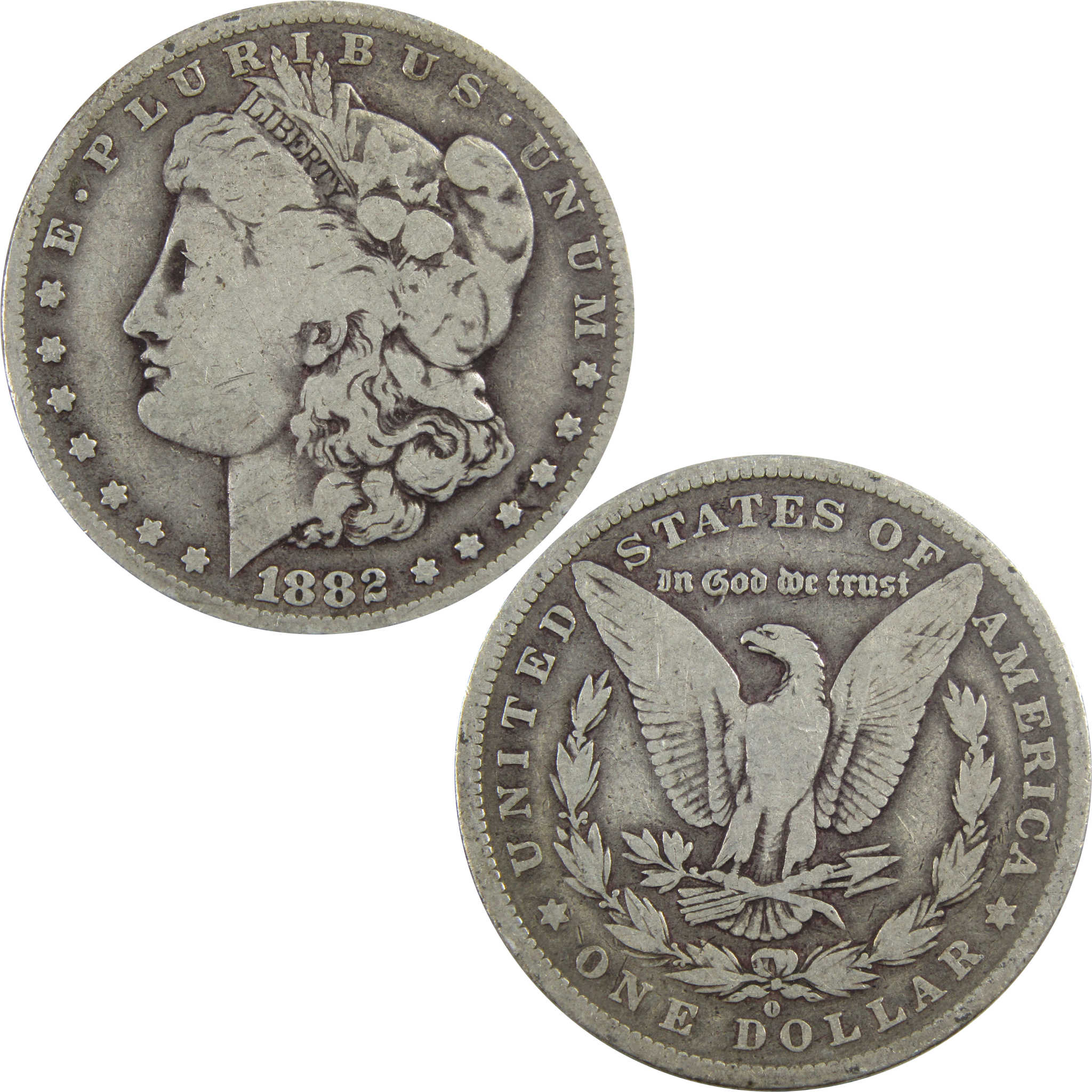 1882 O Morgan Dollar VG Very Good 90% Silver $1 Coin SKU:I5589 - Morgan coin - Morgan silver dollar - Morgan silver dollar for sale - Profile Coins &amp; Collectibles
