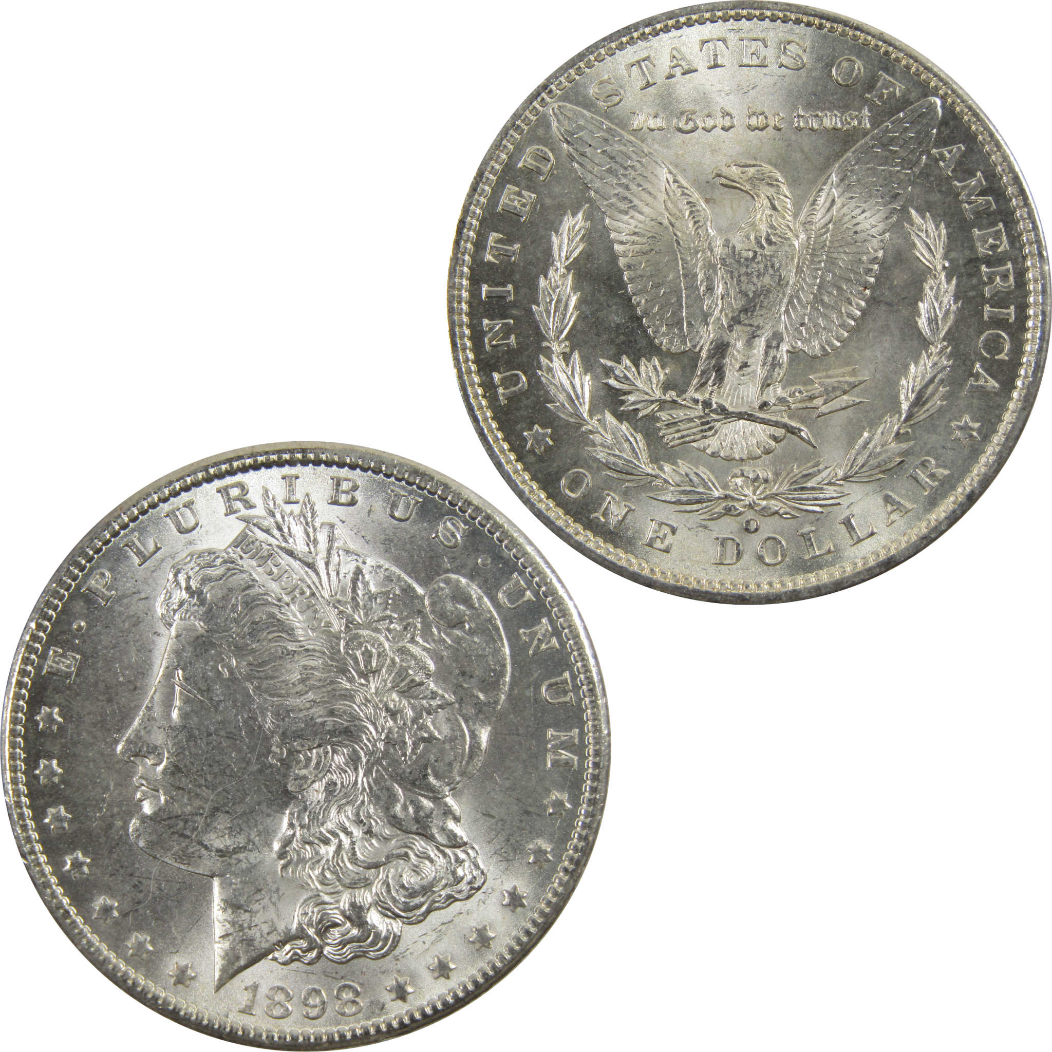 1898 O Morgan Dollar BU Uncirculated 90% Silver $1 Coin SKU:I5259 - Morgan coin - Morgan silver dollar - Morgan silver dollar for sale - Profile Coins &amp; Collectibles