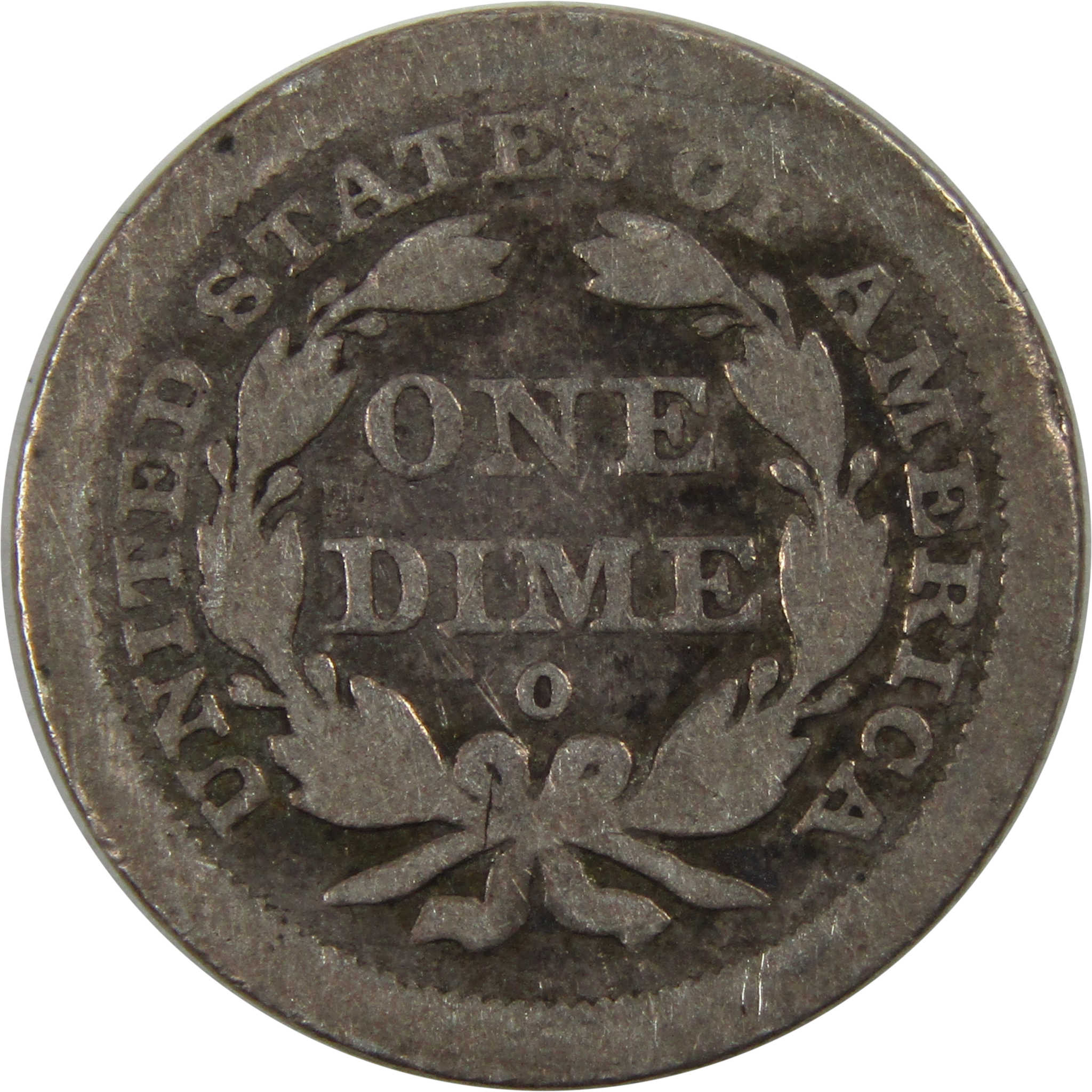 1842 O Seated Liberty Dime G Good 90% Silver 10c Coin SKU:I4593