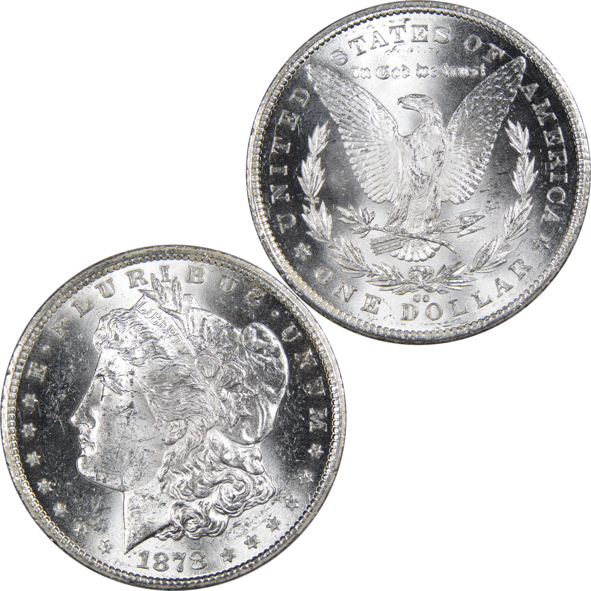 1878 CC Morgan Dollar BU Uncirculated Mint State Silver SKU:IPC9507 - Morgan coin - Morgan silver dollar - Morgan silver dollar for sale - Profile Coins &amp; Collectibles