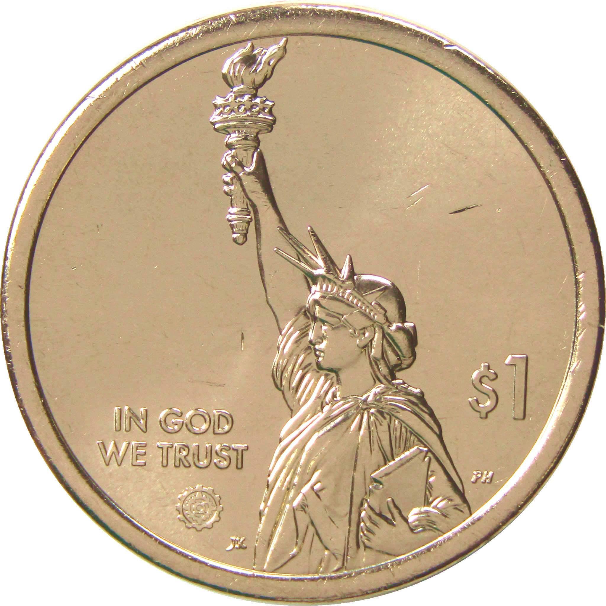 2019 D Pennsylvania American Innovation Dollar BU Uncirculated Mint State Coin