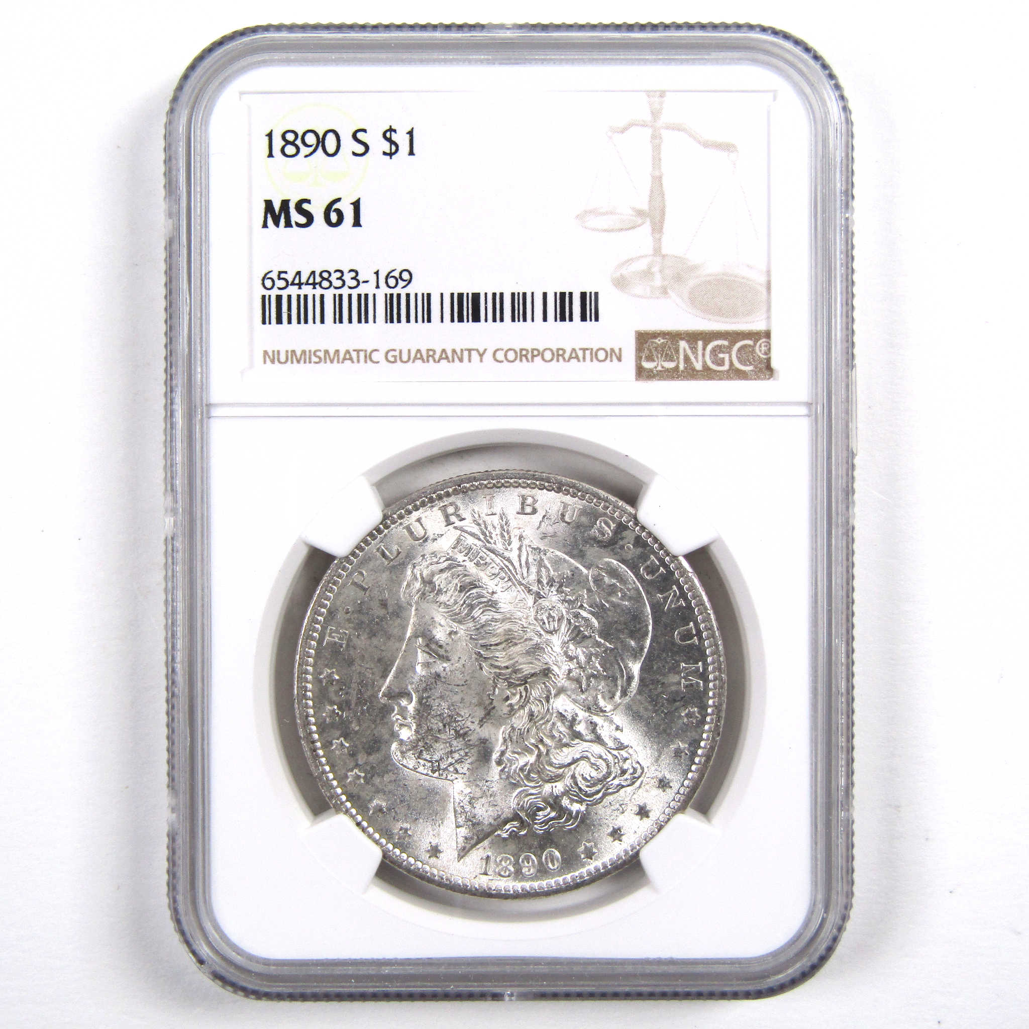 1890 S Morgan Dollar MS 61 NGC 90% Silver Uncirculated SKU:I3119 - Morgan coin - Morgan silver dollar - Morgan silver dollar for sale - Profile Coins &amp; Collectibles