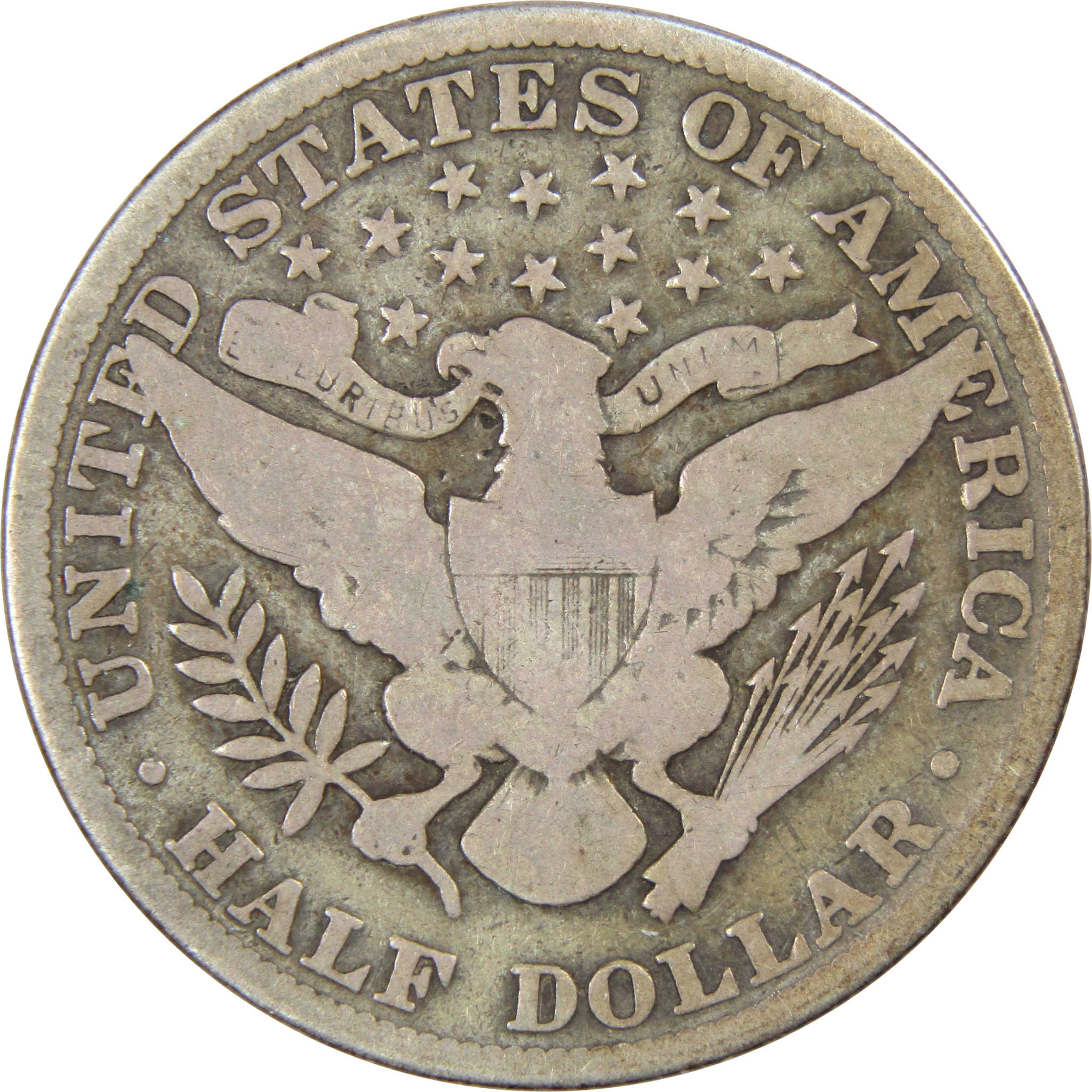 1913 Barber Half Dollar G Good 90% Silver 50c US Type Coin SKU:IPC6807