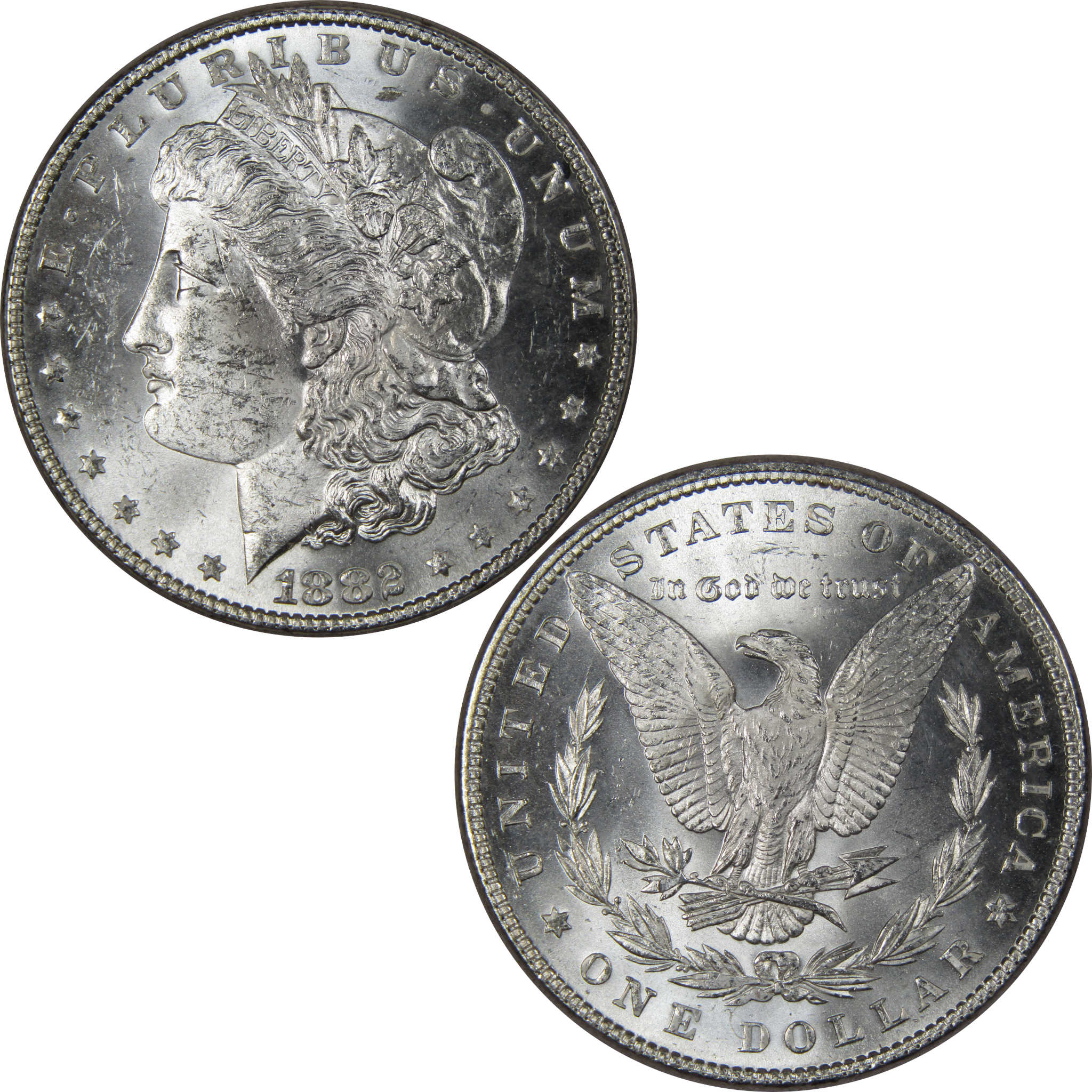 1882 Morgan Dollar BU Uncirculated Mint State 90% Silver SKU:IPC9681 - Morgan coin - Morgan silver dollar - Morgan silver dollar for sale - Profile Coins &amp; Collectibles