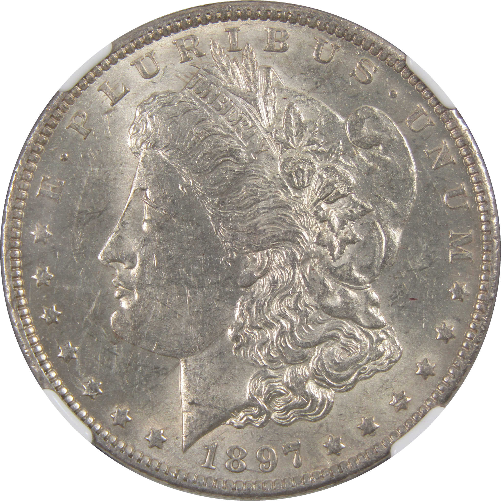 1897 O Morgan Dollar AU 58 NGC 90% Silver US Coin SKU:I3069 - Morgan coin - Morgan silver dollar - Morgan silver dollar for sale - Profile Coins &amp; Collectibles