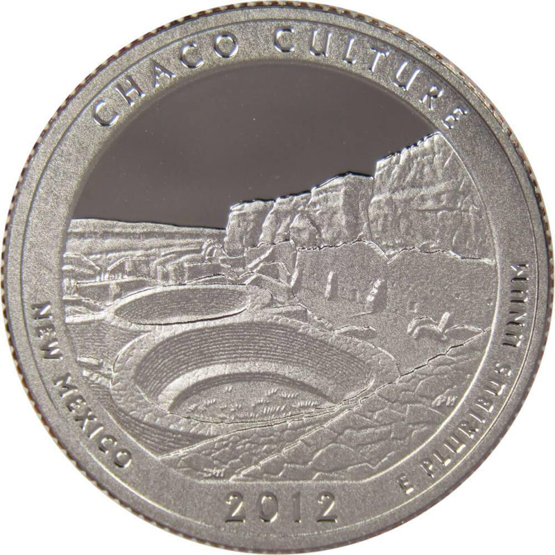 2012 S Chaco Culture National Park Quarter Choice Proof Clad 25c US Coin - National Park Quarters - America the Beautiful Quarters - National Park Quarter Sets - Profile Coins &amp; Collectibles
