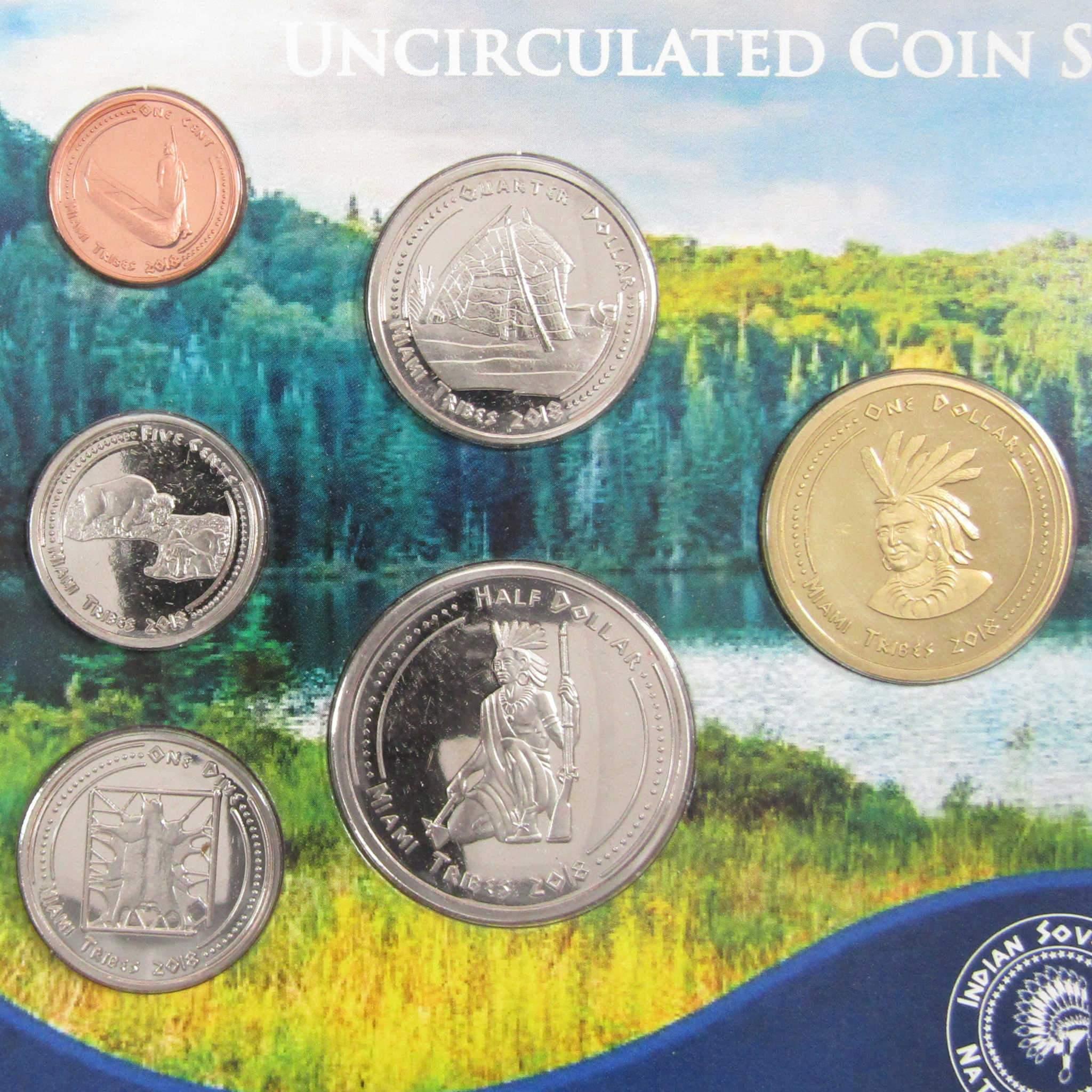 2018 Jamul Native American Miami Sovereign Nation Uncirculated Set Collectible