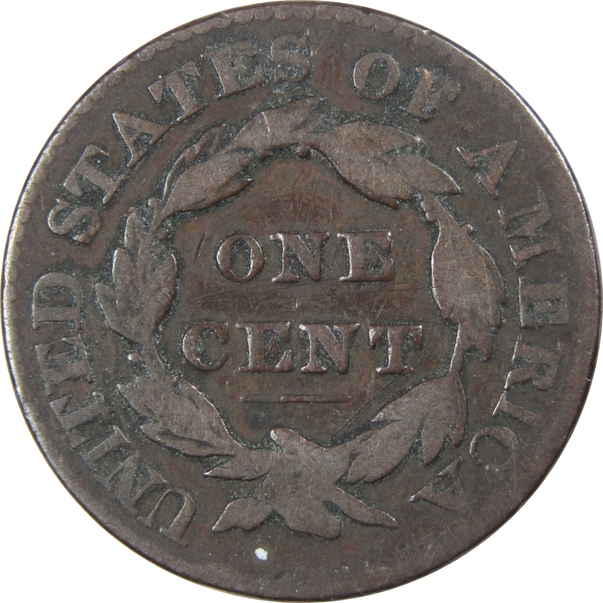 1828 Small Wide Date Coronet Head Large Cent VG Copper SKU:IPC6049