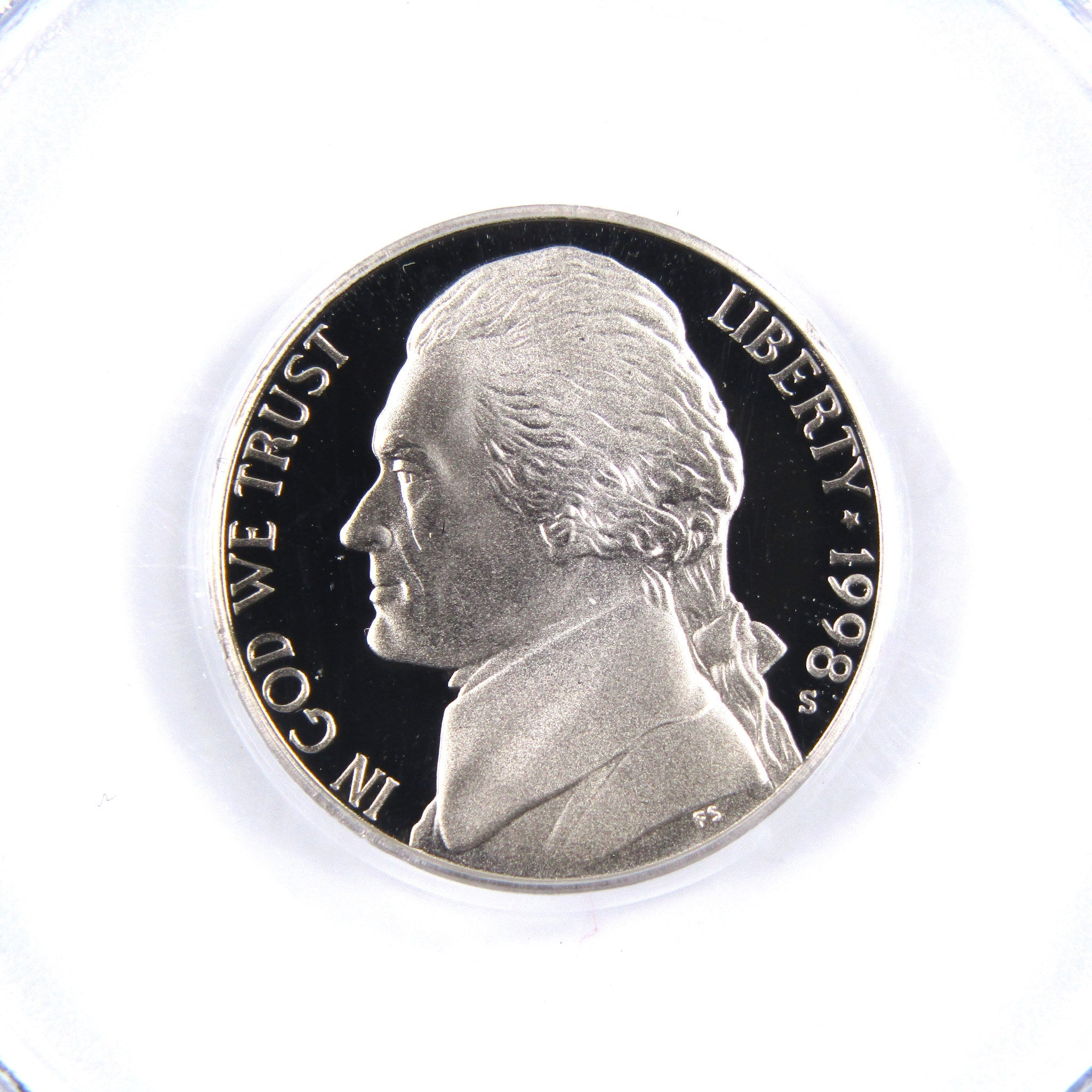 1998 S Jefferson Nickel 5 Cent Piece PR 69 DCAM PCGS Proof SKU:CPC2365