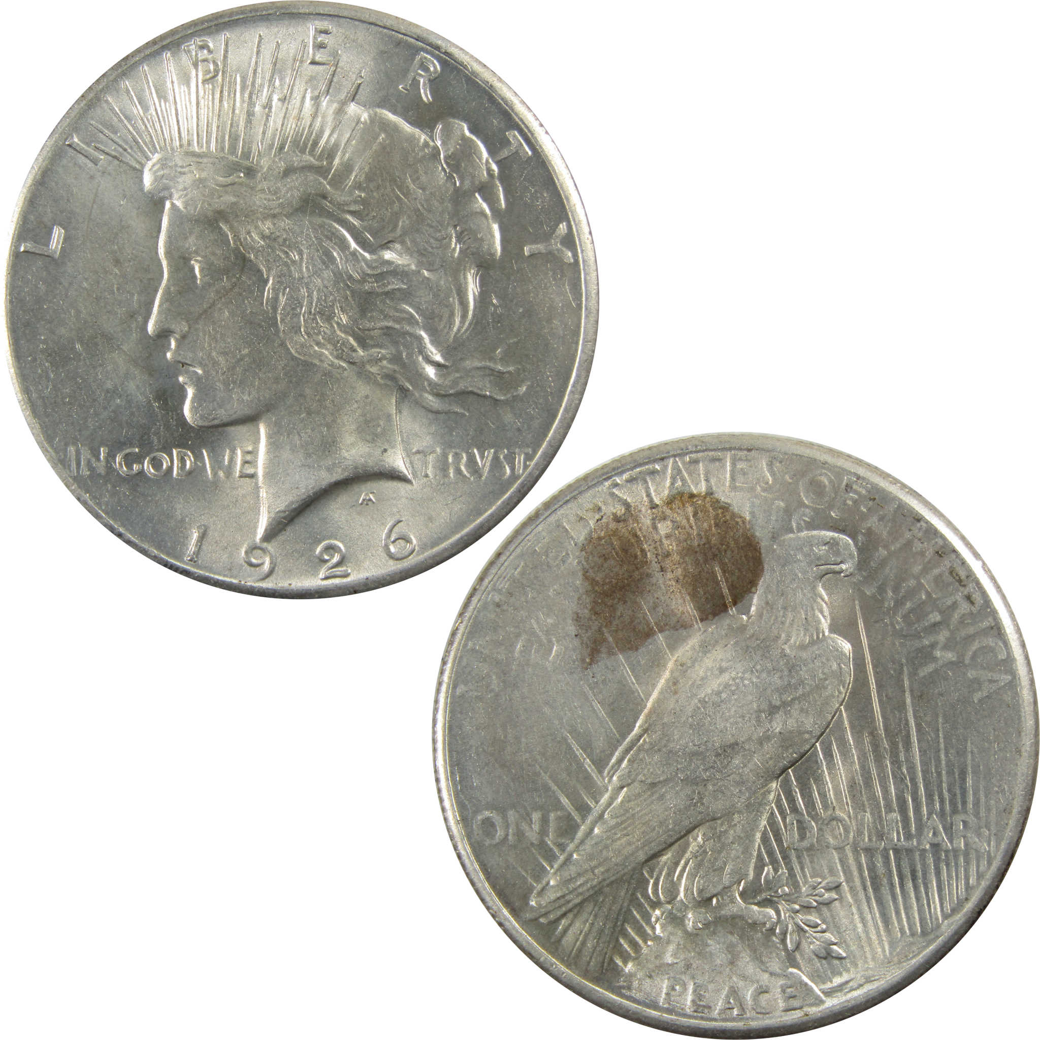 1926 Peace Dollar Borderline Uncirculated 90% Silver $1 Coin SKU:I5433