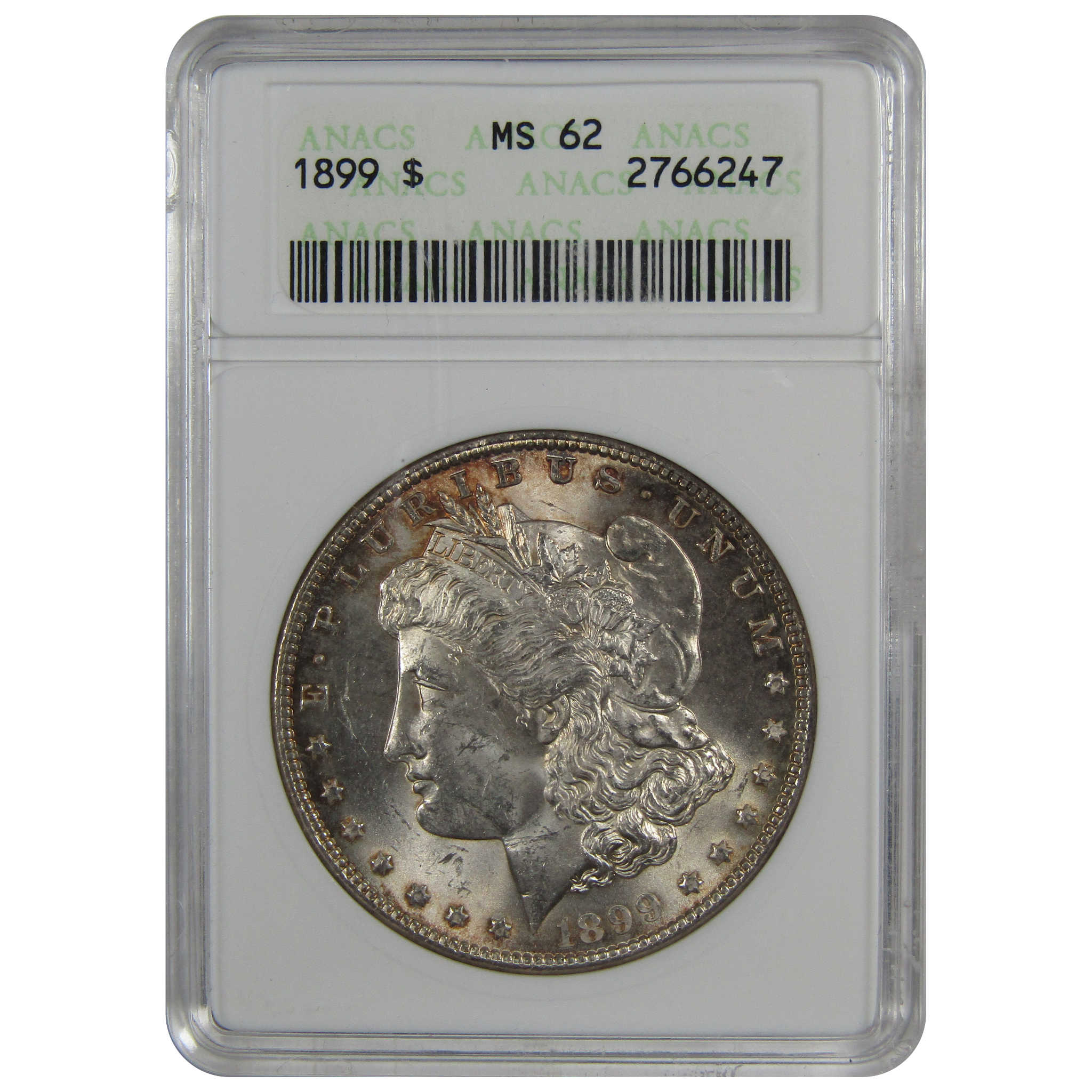 1899 Morgan Dollar MS 62 ANACS 90% Silver Uncirculated SKU:I200 - Morgan coin - Morgan silver dollar - Morgan silver dollar for sale - Profile Coins &amp; Collectibles