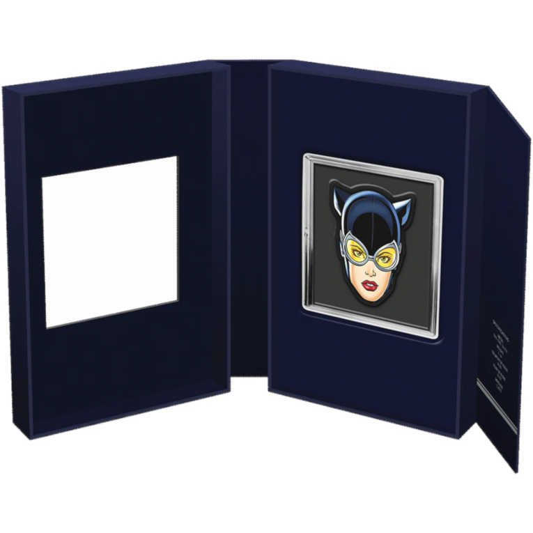 DC Faces of Gotham Catwoman Fine Silver Proof 2022 Niue COA SKU:OPC14