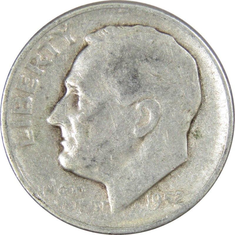 1952 S 10c Roosevelt Silver Dime US Coin AG About Good - Roosevelt coin - Profile Coins &amp; Collectibles