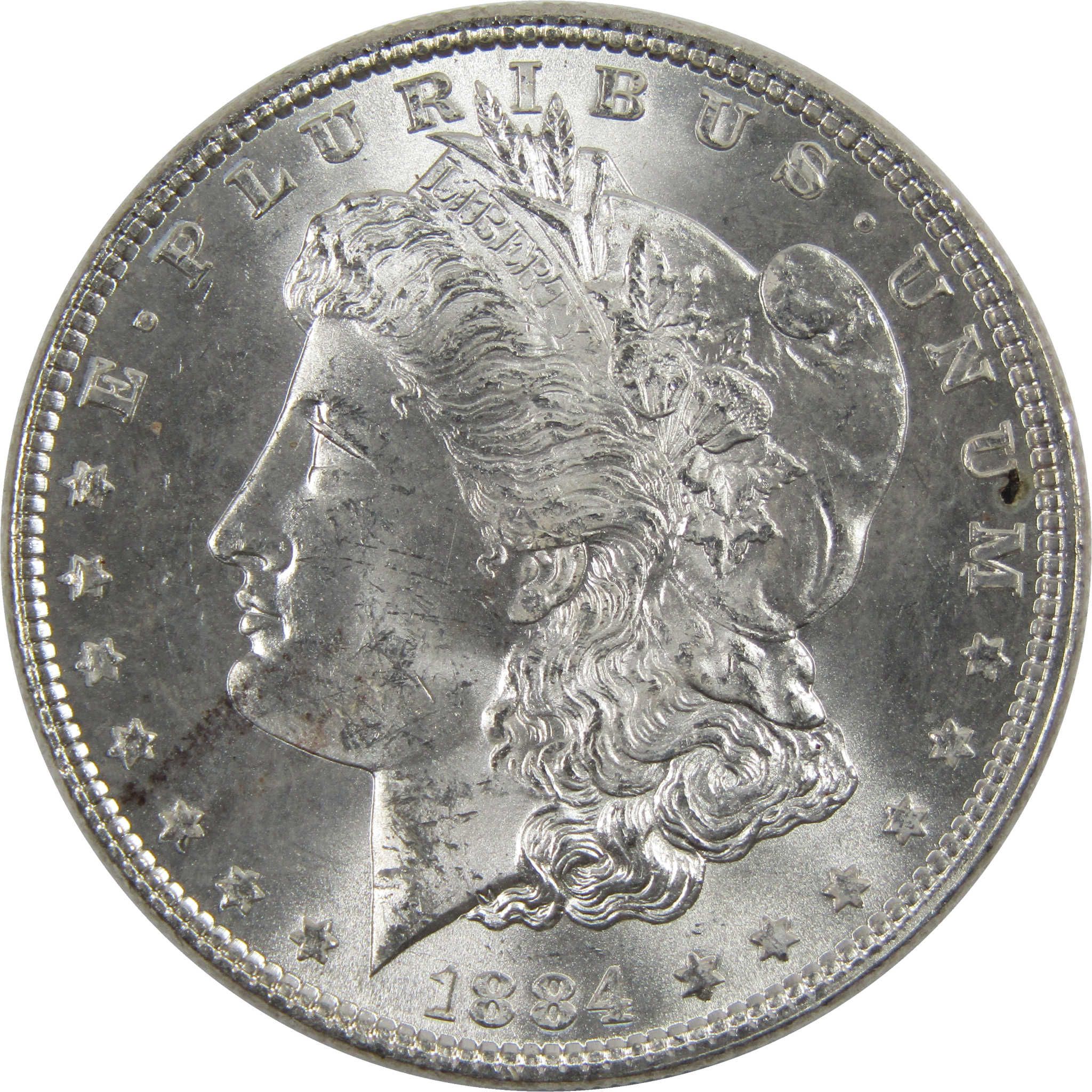 1884 Morgan Dollar BU Uncirculated 90% Silver $1 Coin SKU:I6014 - Morgan coin - Morgan silver dollar - Morgan silver dollar for sale - Profile Coins &amp; Collectibles