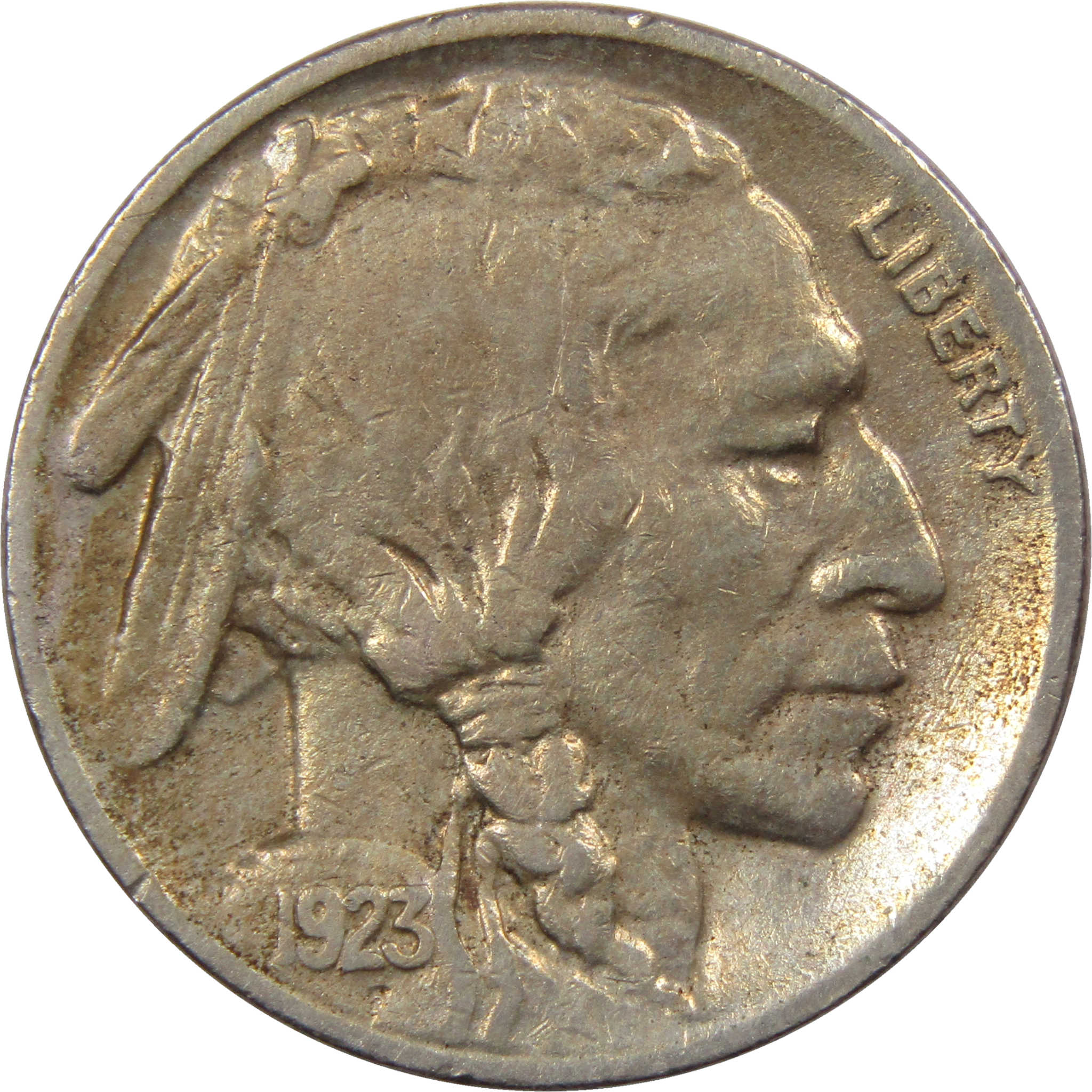 1923 S Indian Head Buffalo Nickel XF EF Extremely Fine 5c SKU:I2137