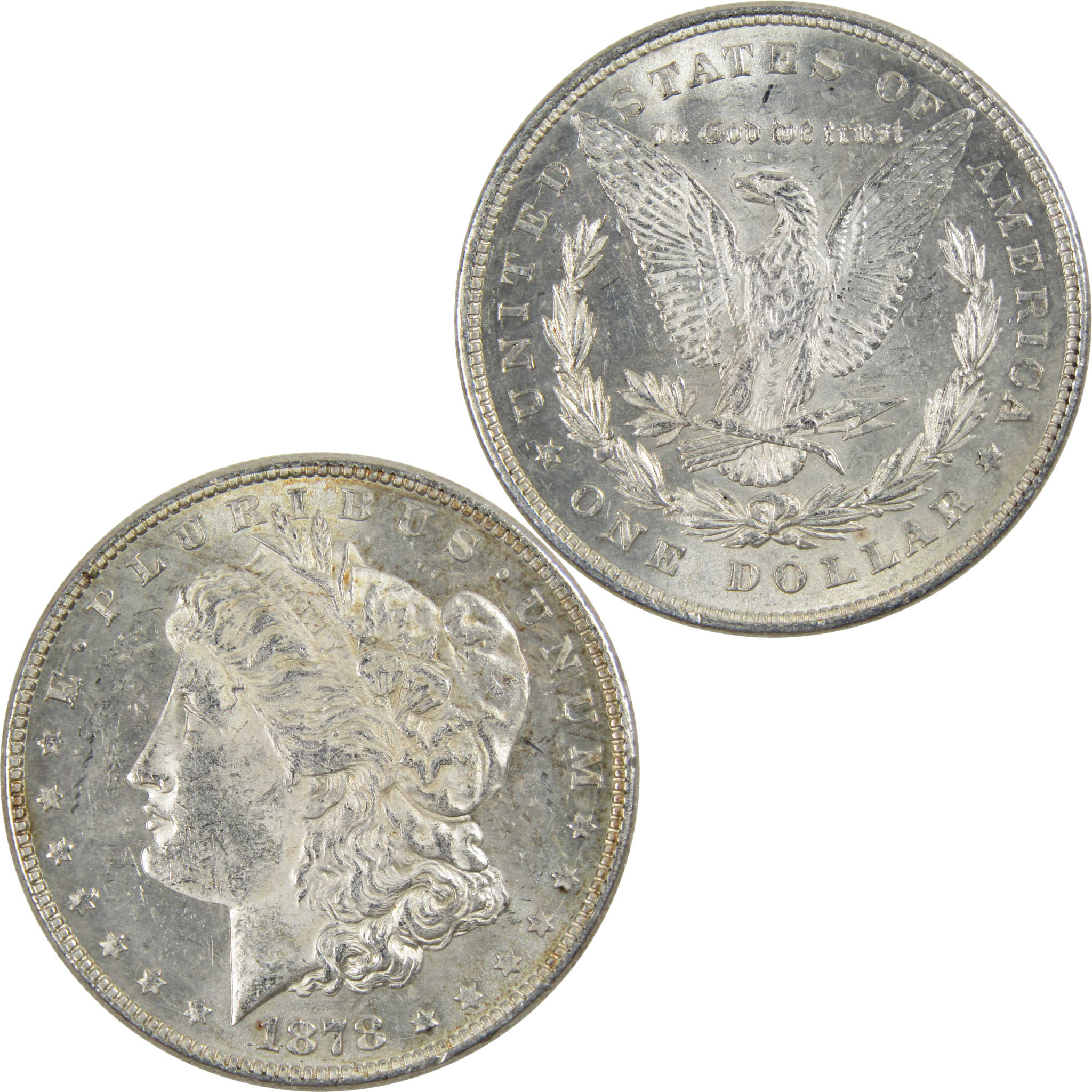 1878 8TF Morgan Dollar BU Uncirculated Mint State 90% Silver SKU:I3839 - Morgan coin - Morgan silver dollar - Morgan silver dollar for sale - Profile Coins &amp; Collectibles