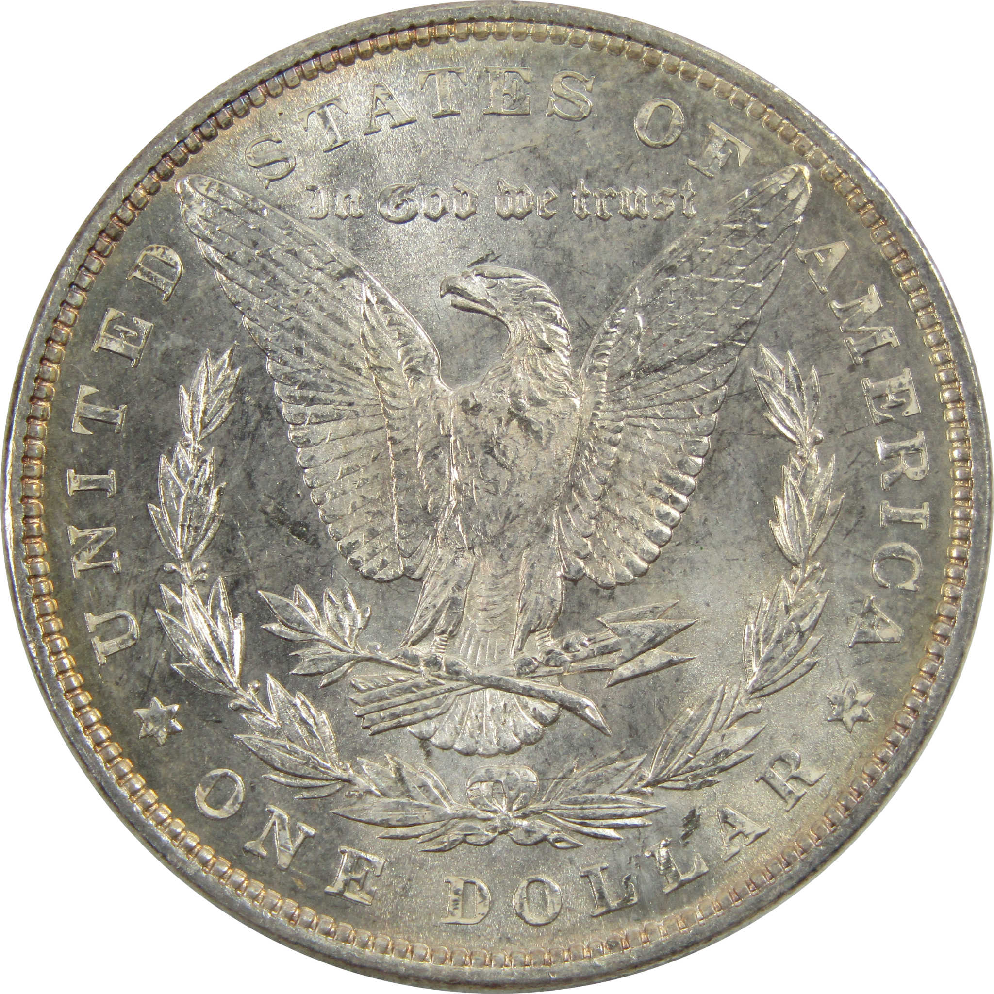 1887 Morgan Dollar BU Choice Uncirculated Silver $1 Toned SKU:I5538