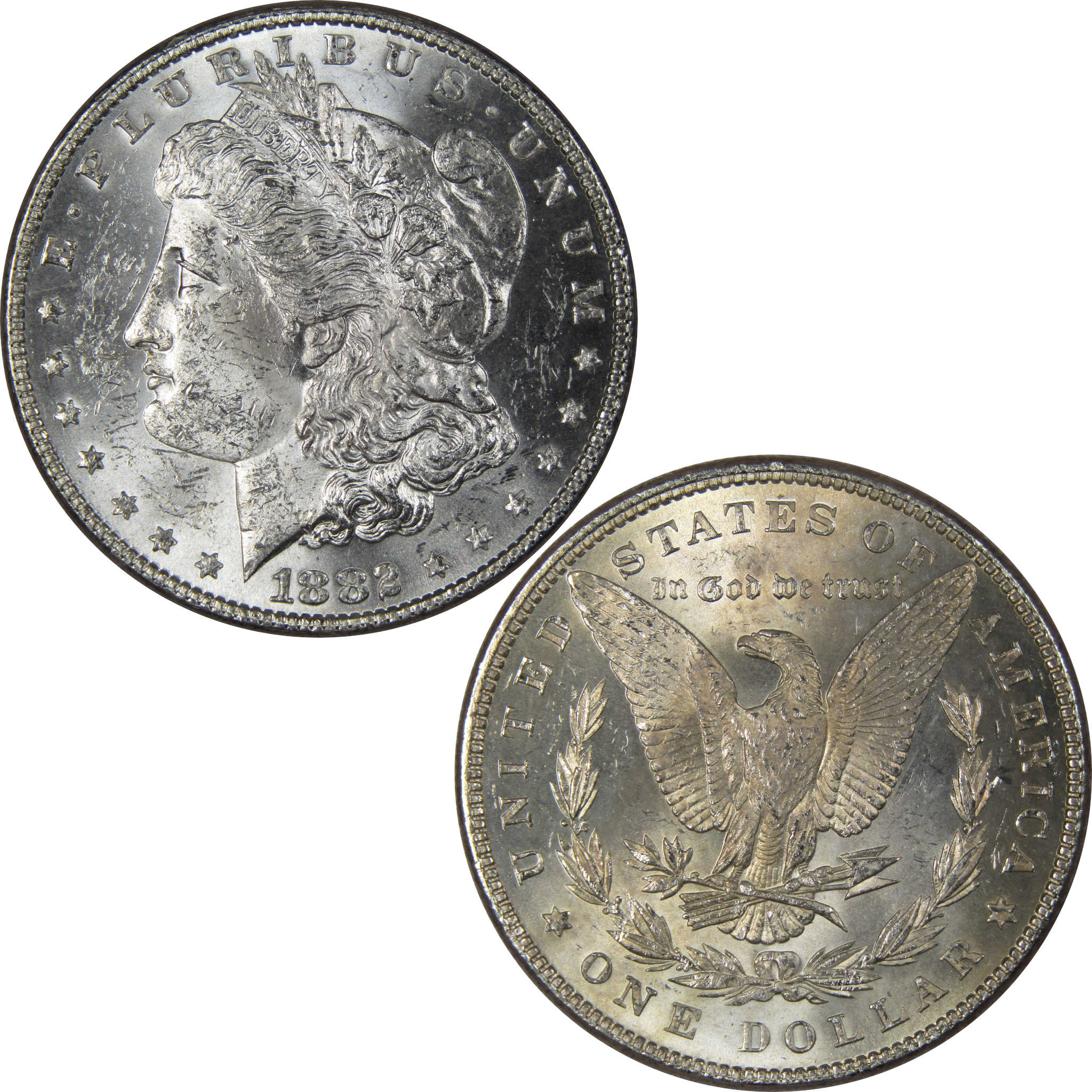 1882 Morgan Dollar BU Uncirculated Mint State 90% Silver SKU:IPC9716 - Morgan coin - Morgan silver dollar - Morgan silver dollar for sale - Profile Coins &amp; Collectibles