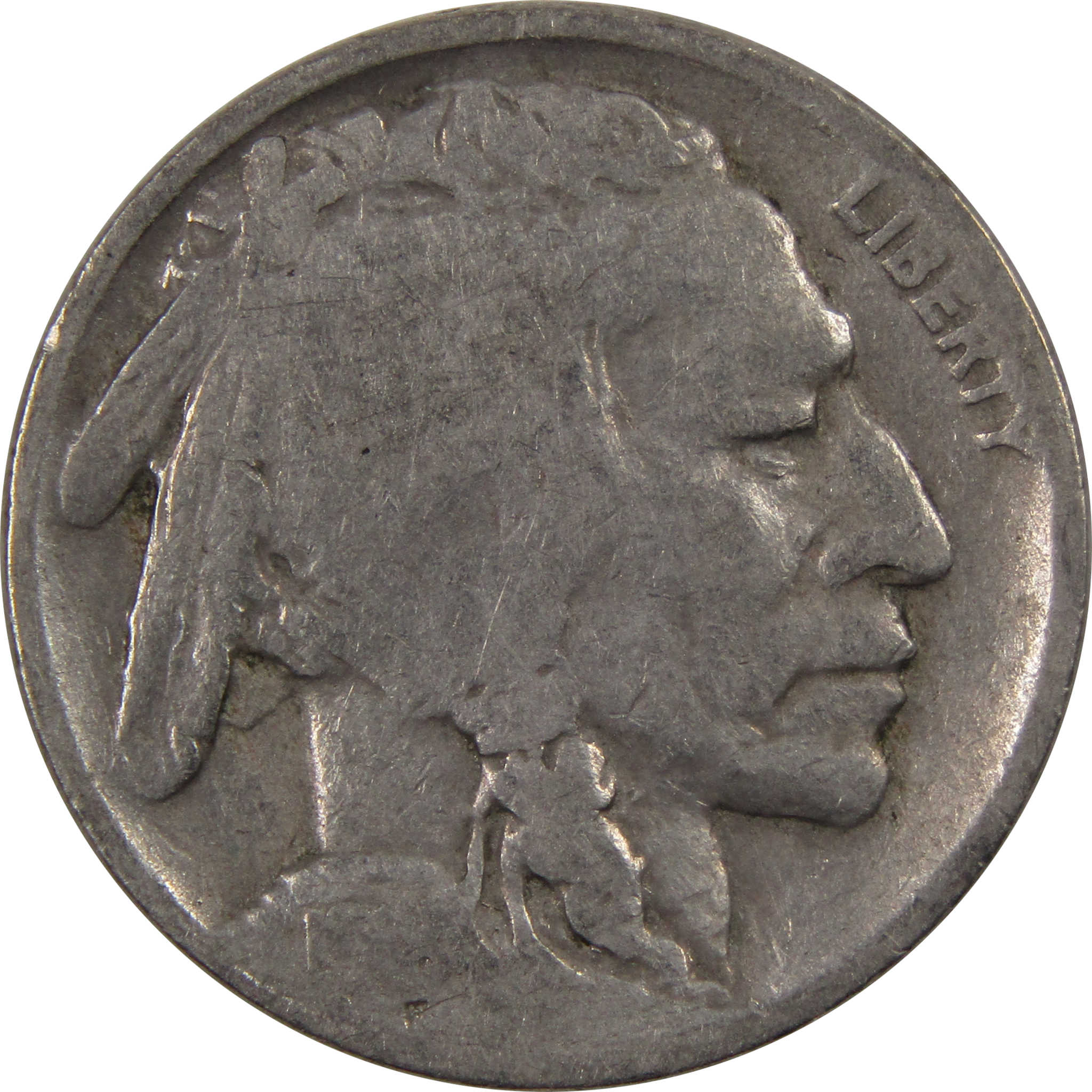 1918 D Indian Head Buffalo Nickel 5 Cent Piece AG About Good SKU:I3298
