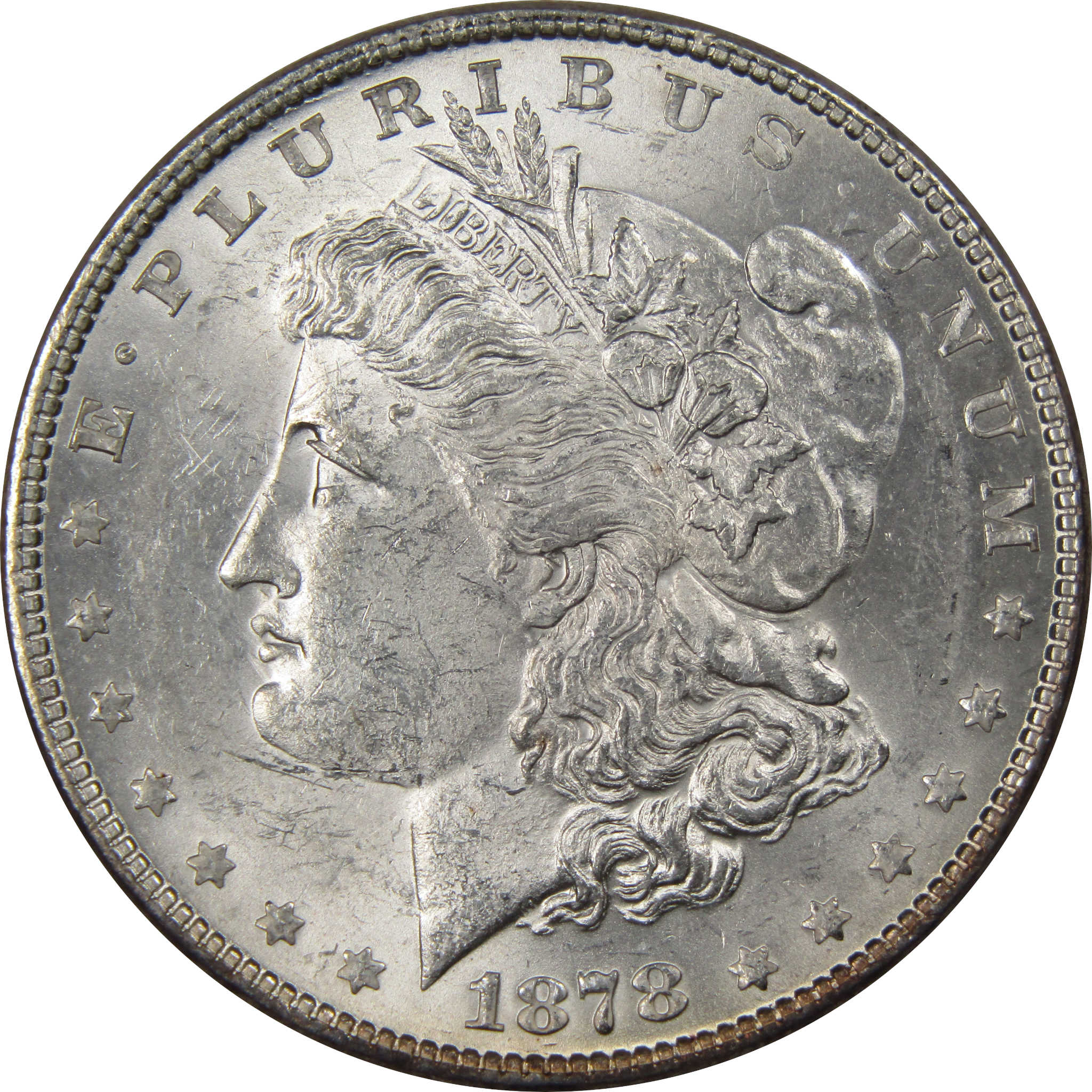 1878 7TF Rev 78 Morgan Dollar CHAU Choice About Uncirculated SKU:I1878 - Morgan coin - Morgan silver dollar - Morgan silver dollar for sale - Profile Coins &amp; Collectibles
