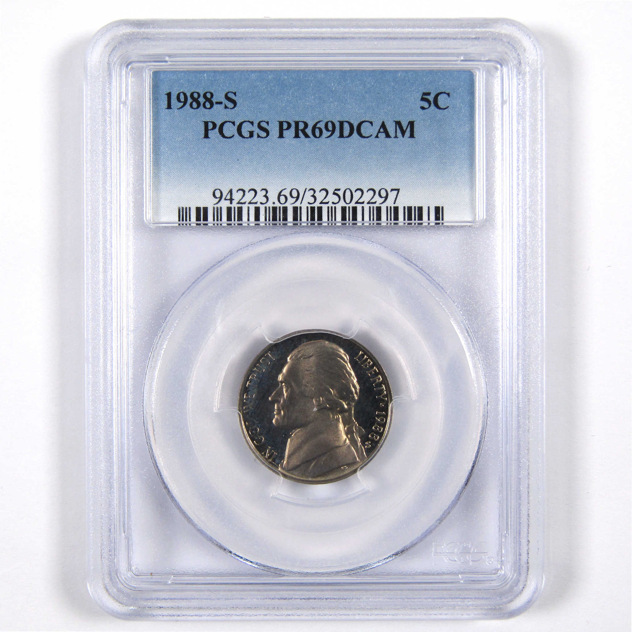 1988 S Jefferson Nickel PR 69 DCAM PCGS 5c Proof Coin SKU:CPC3293