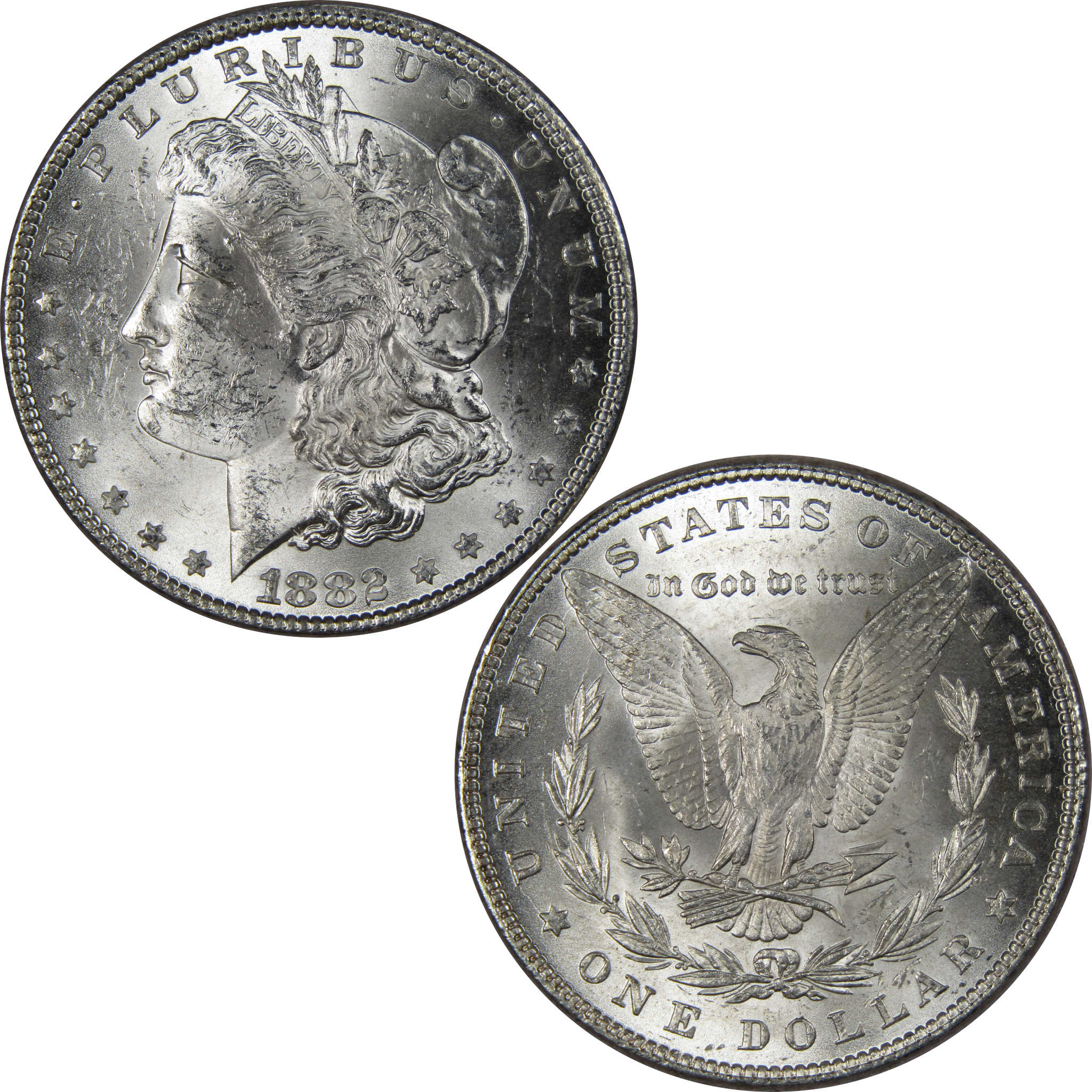 1882 Morgan Dollar BU Uncirculated Mint State 90% Silver SKU:IPC9642 - Morgan coin - Morgan silver dollar - Morgan silver dollar for sale - Profile Coins &amp; Collectibles