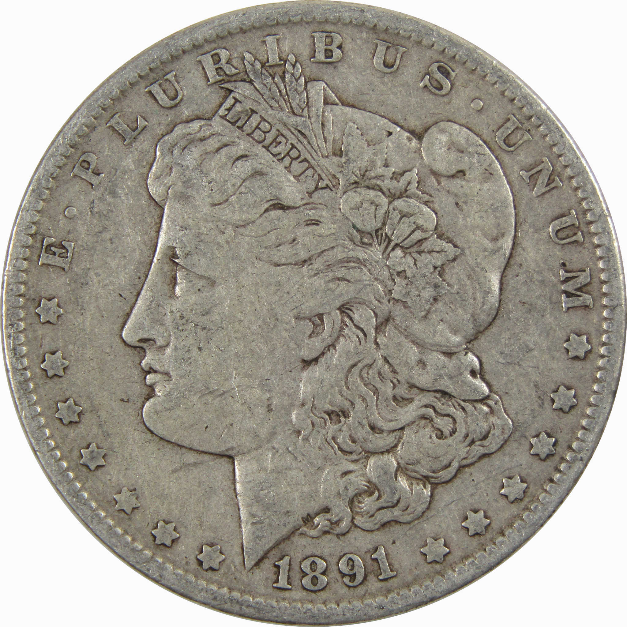 1891 O Morgan Dollar VF Very Fine 90% Silver $1 US Coin SKU:I3968 - Morgan coin - Morgan silver dollar - Morgan silver dollar for sale - Profile Coins &amp; Collectibles