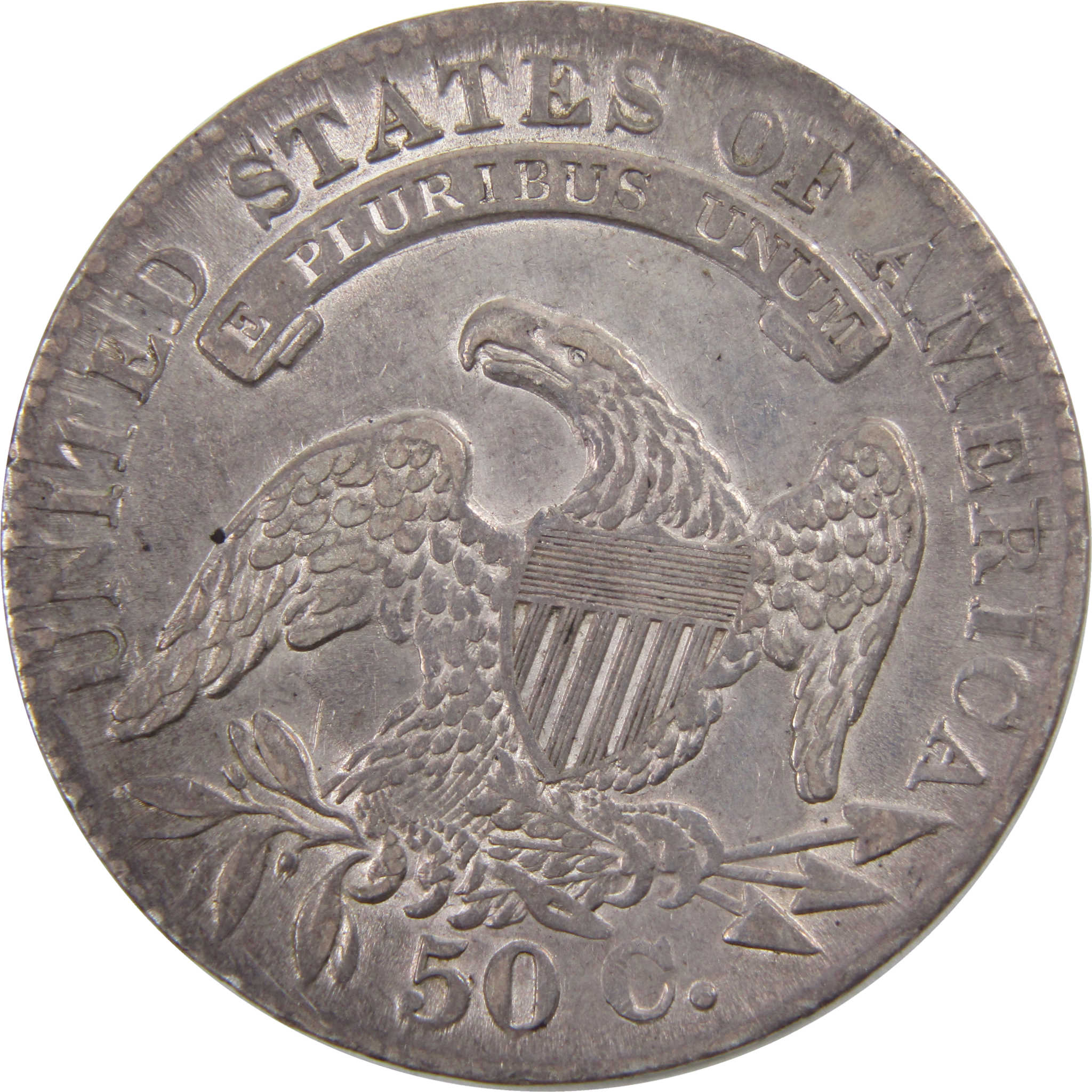 1833 Capped Bust Half Dollar XF Extremely Fine Silver 50c SKU:I3775