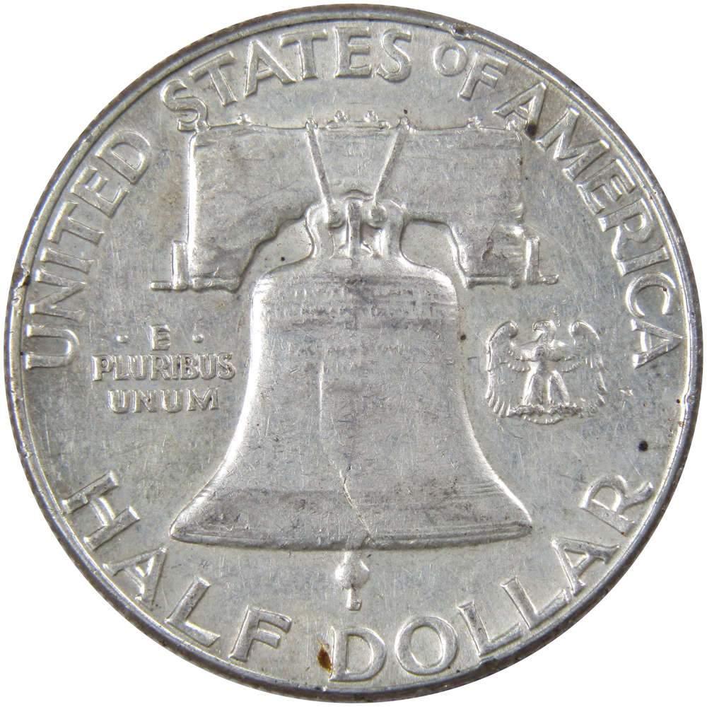 1962 Franklin Half Dollar XF EF Extremely Fine 90% Silver 50c US Coin