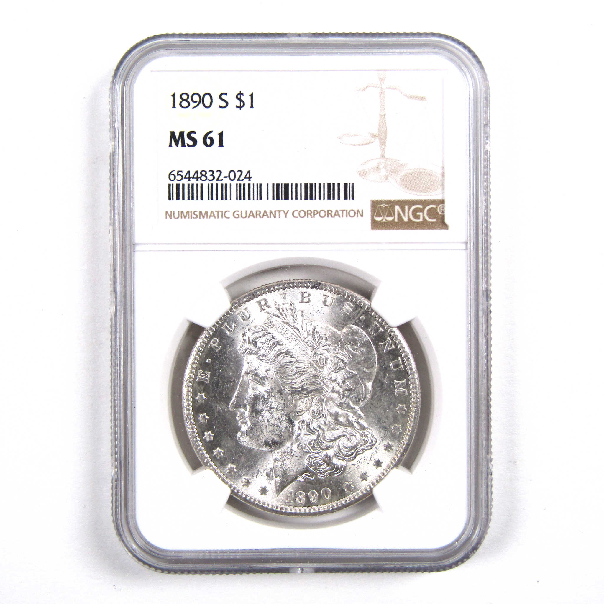 1890 S Morgan Dollar MS 61 NGC 90% Silver Uncirculated SKU:I3122 - Morgan coin - Morgan silver dollar - Morgan silver dollar for sale - Profile Coins &amp; Collectibles