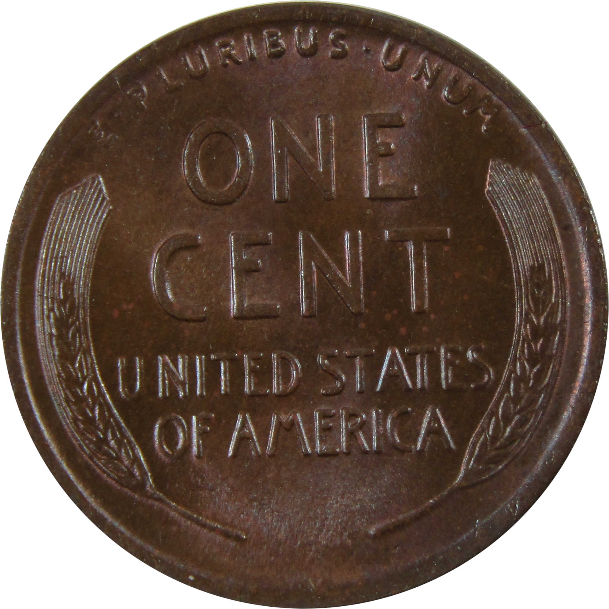 1921 Lincoln Wheat Cent Borderline Unc Obv Lamination Error SKU:I4780