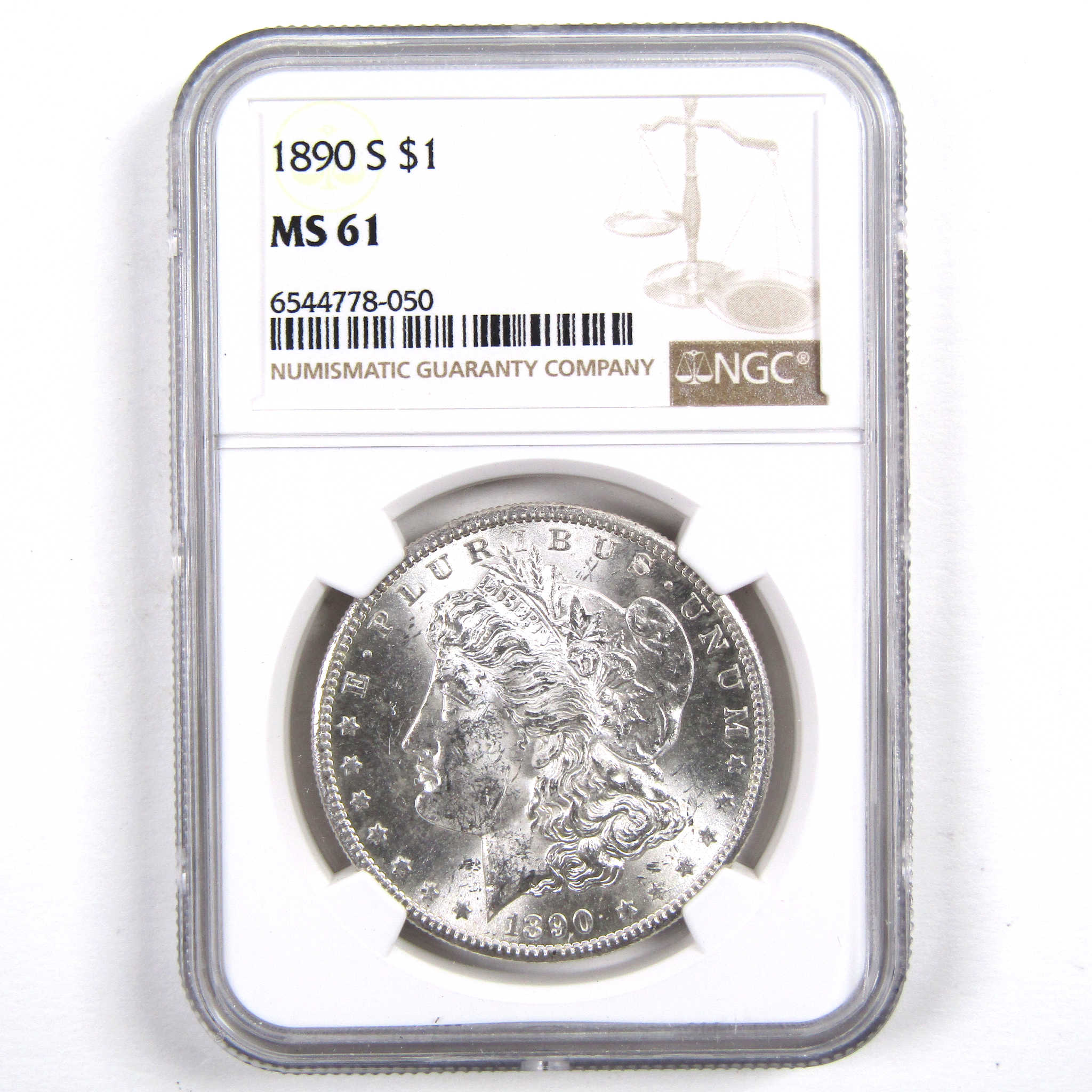 1890 S Morgan Dollar MS 61 NGC 90% Silver Uncirculated SKU:I3128 - Morgan coin - Morgan silver dollar - Morgan silver dollar for sale - Profile Coins &amp; Collectibles