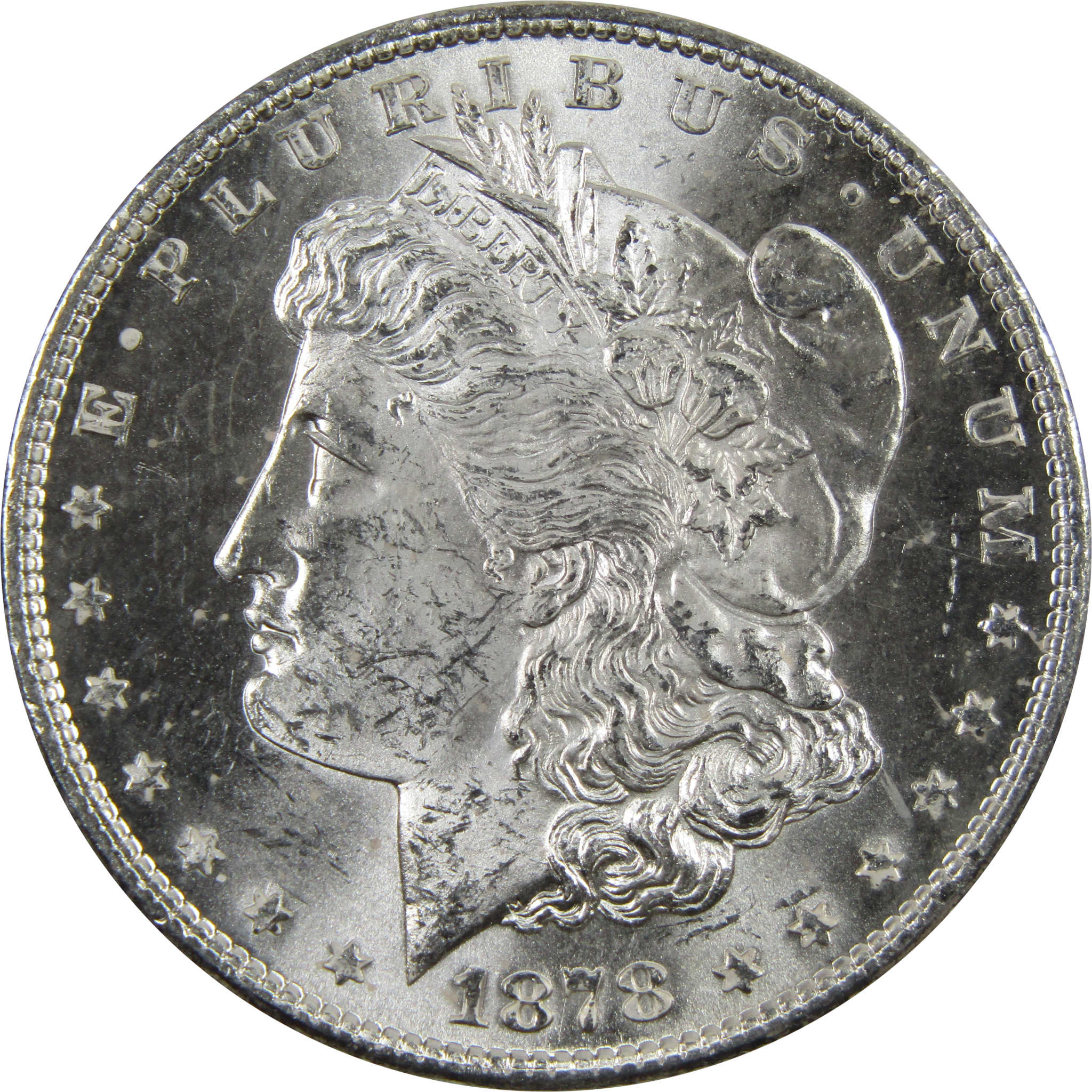 1878 S Morgan Dollar BU Choice Uncirculated 90% Silver $1 SKU:I4792 - Morgan coin - Morgan silver dollar - Morgan silver dollar for sale - Profile Coins &amp; Collectibles