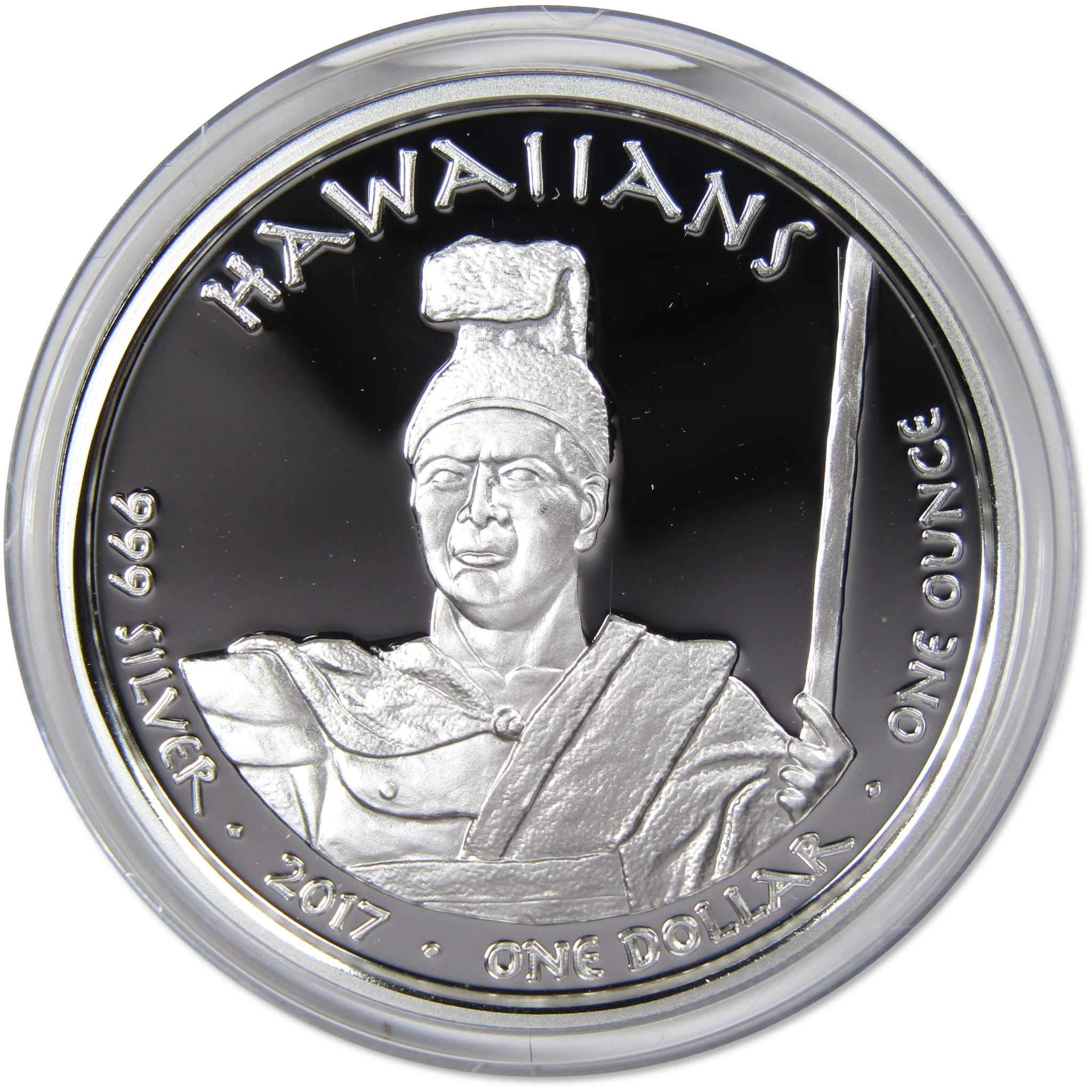 2017 Native American Jamul Hawaiians Monk Seal 1 oz .999 Fine Silver $1 Proof