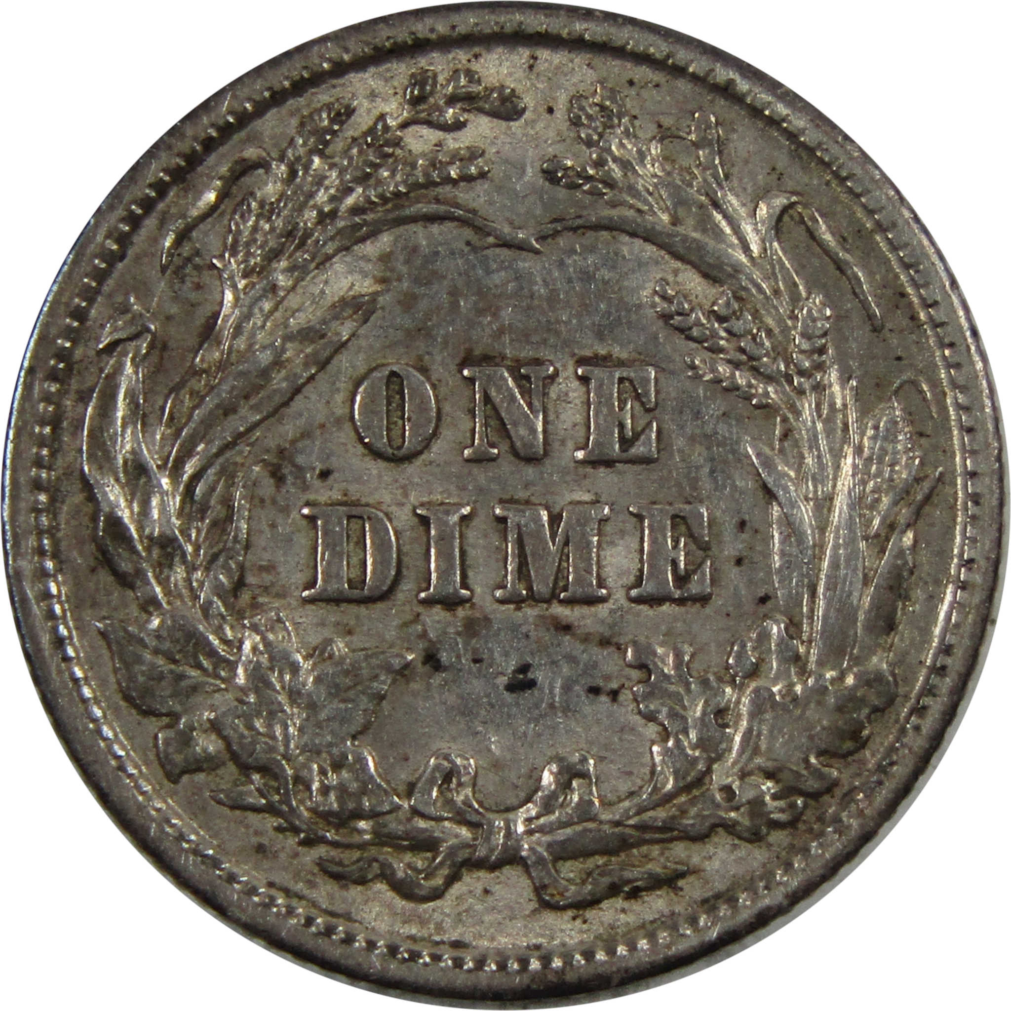 1906 Barber Dime AU About Uncirculated 90% Silver 10c Coin SKU:I4950