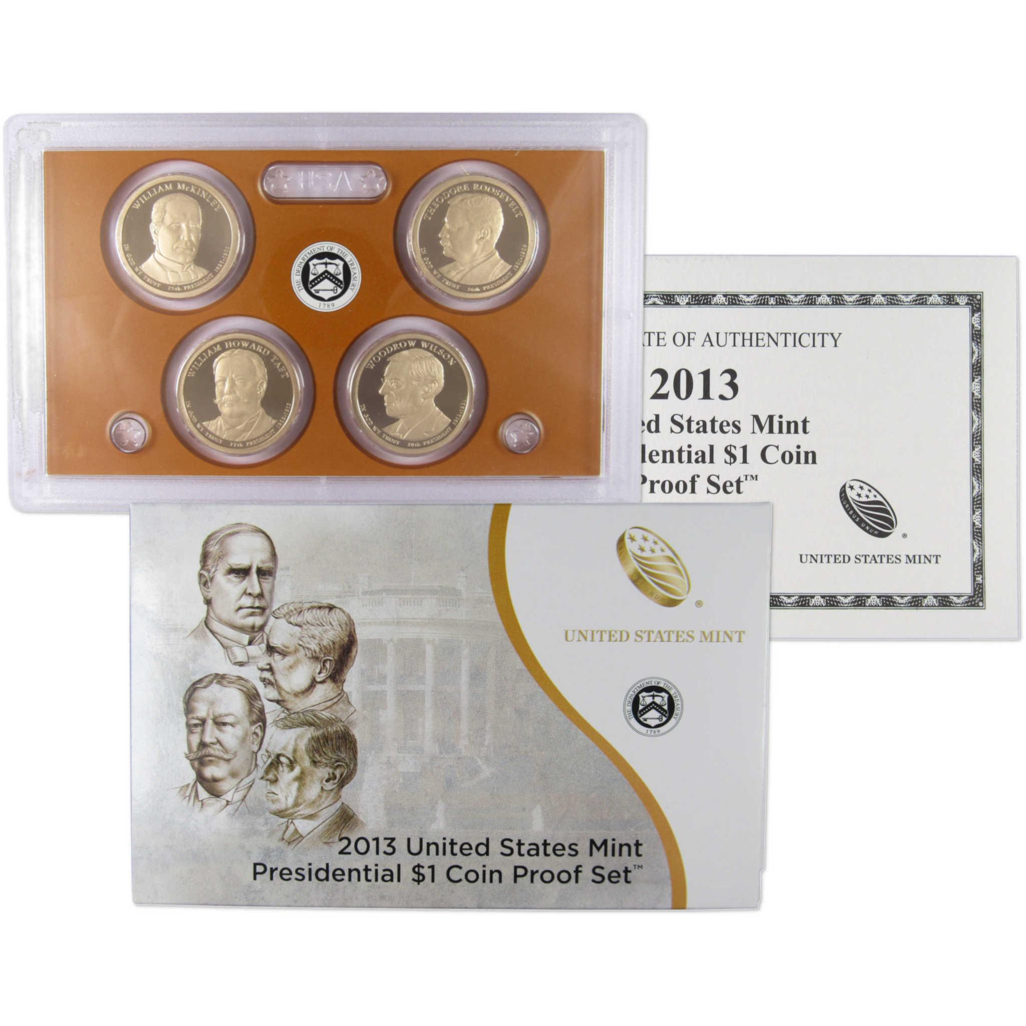 2013 Presidential Dollar Proof Set U.S. Mint Original Government Packaging OGP