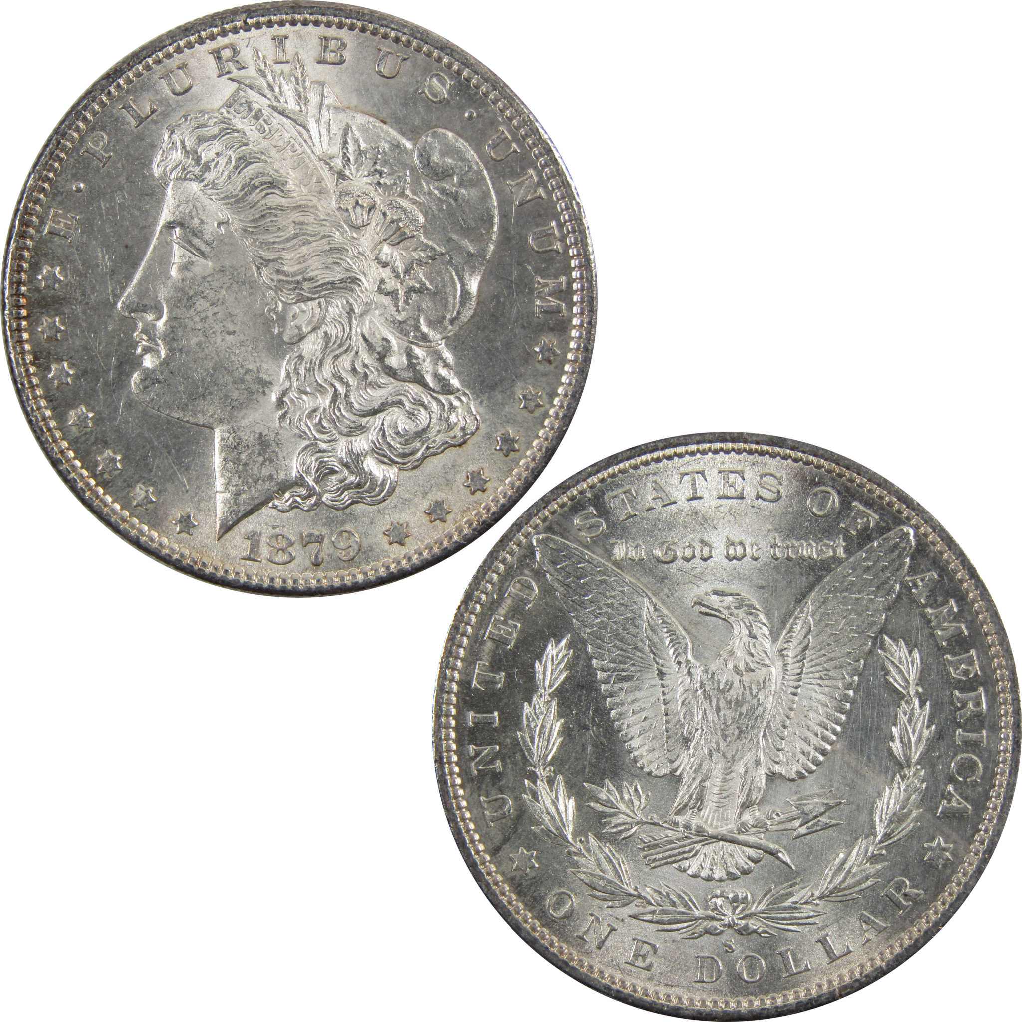 1879 S Morgan Dollar BU Uncirculated 90% Silver $1 Coin SKU:I5188 - Morgan coin - Morgan silver dollar - Morgan silver dollar for sale - Profile Coins &amp; Collectibles