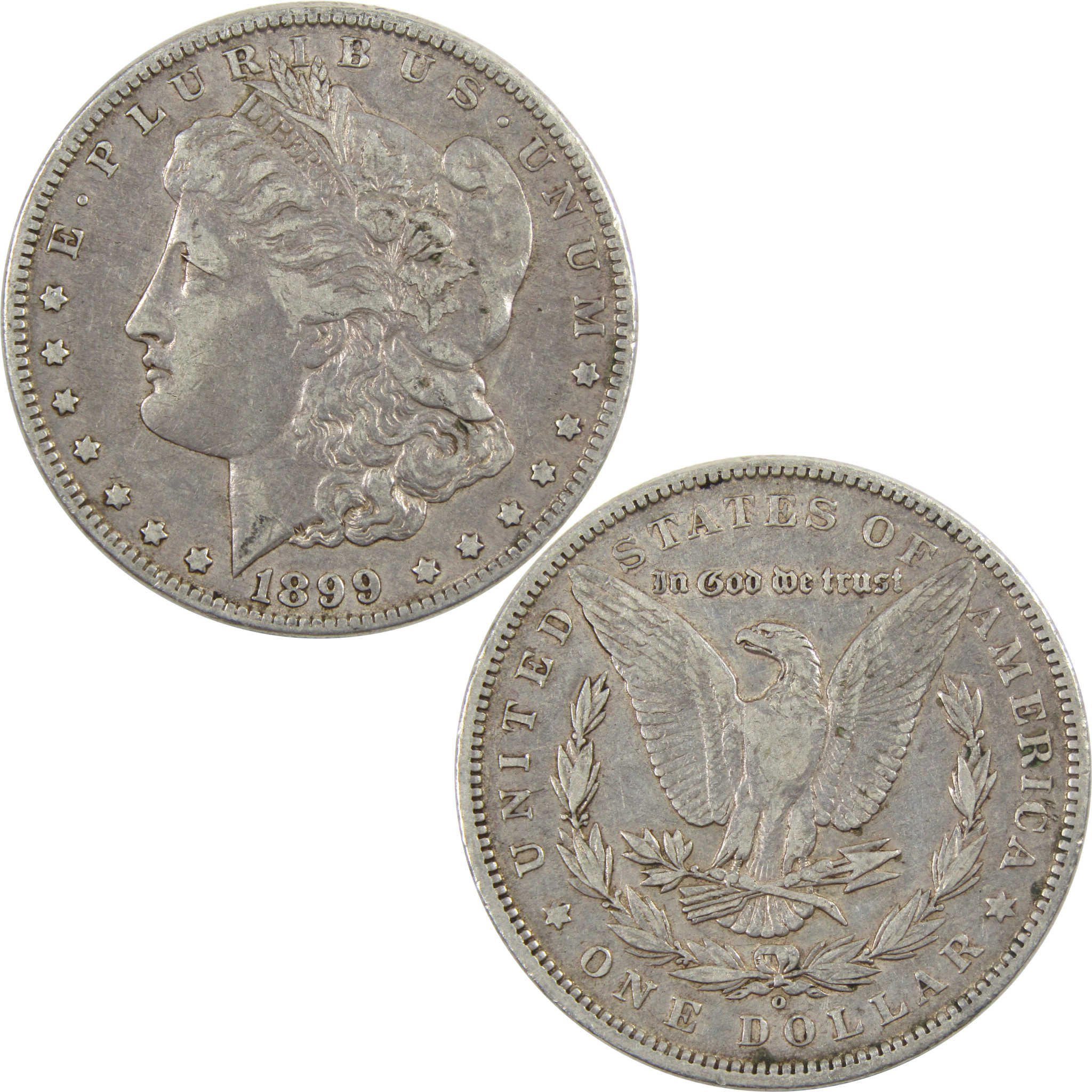 1899 O Micro O Morgan Dollar VF Very Fine 90% Silver $1 Coin SKU:I5942 - Morgan coin - Morgan silver dollar - Morgan silver dollar for sale - Profile Coins &amp; Collectibles