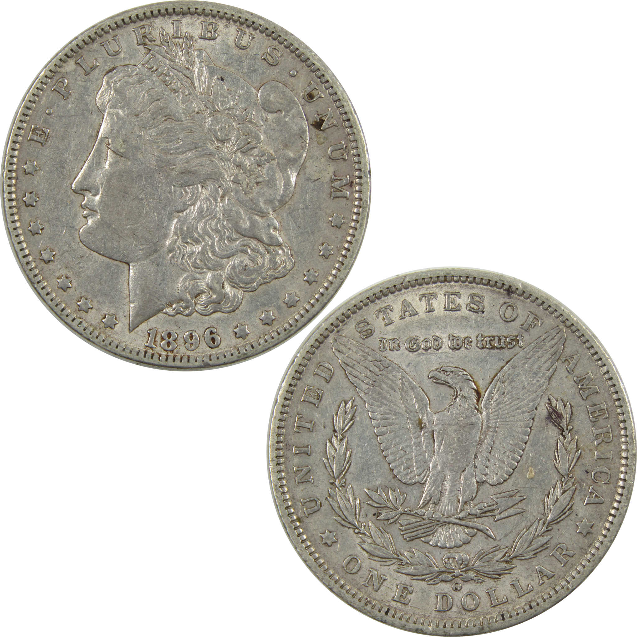 1896 O Morgan Dollar XF EF Extremely Fine 90% Silver $1 Coin SKU:I4744 - Morgan coin - Morgan silver dollar - Morgan silver dollar for sale - Profile Coins &amp; Collectibles