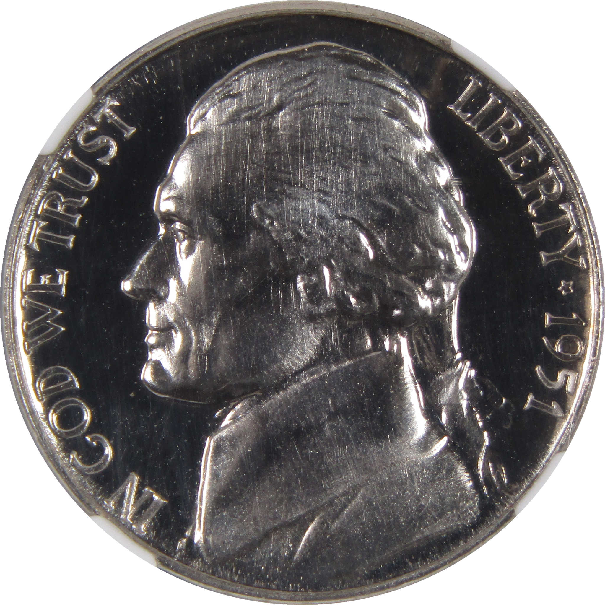 1951 Jefferson Nickel 5 Cent Piece PF 68 NGC 5c Proof Coin SKU:I2839