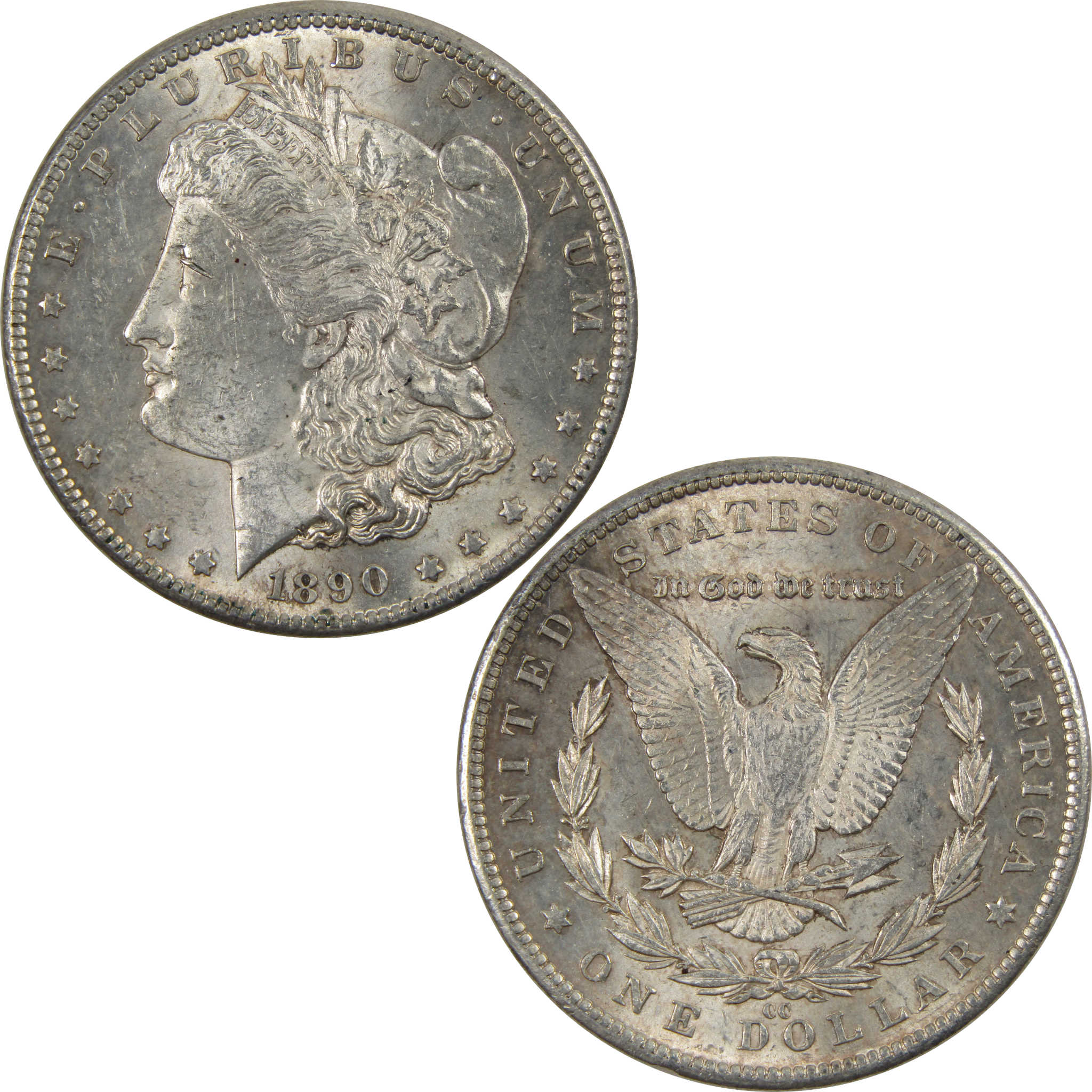 1890 CC Morgan Dollar BU Uncirculated Mint State Silver $1 SKU:I4360 - Morgan coin - Morgan silver dollar - Morgan silver dollar for sale - Profile Coins &amp; Collectibles