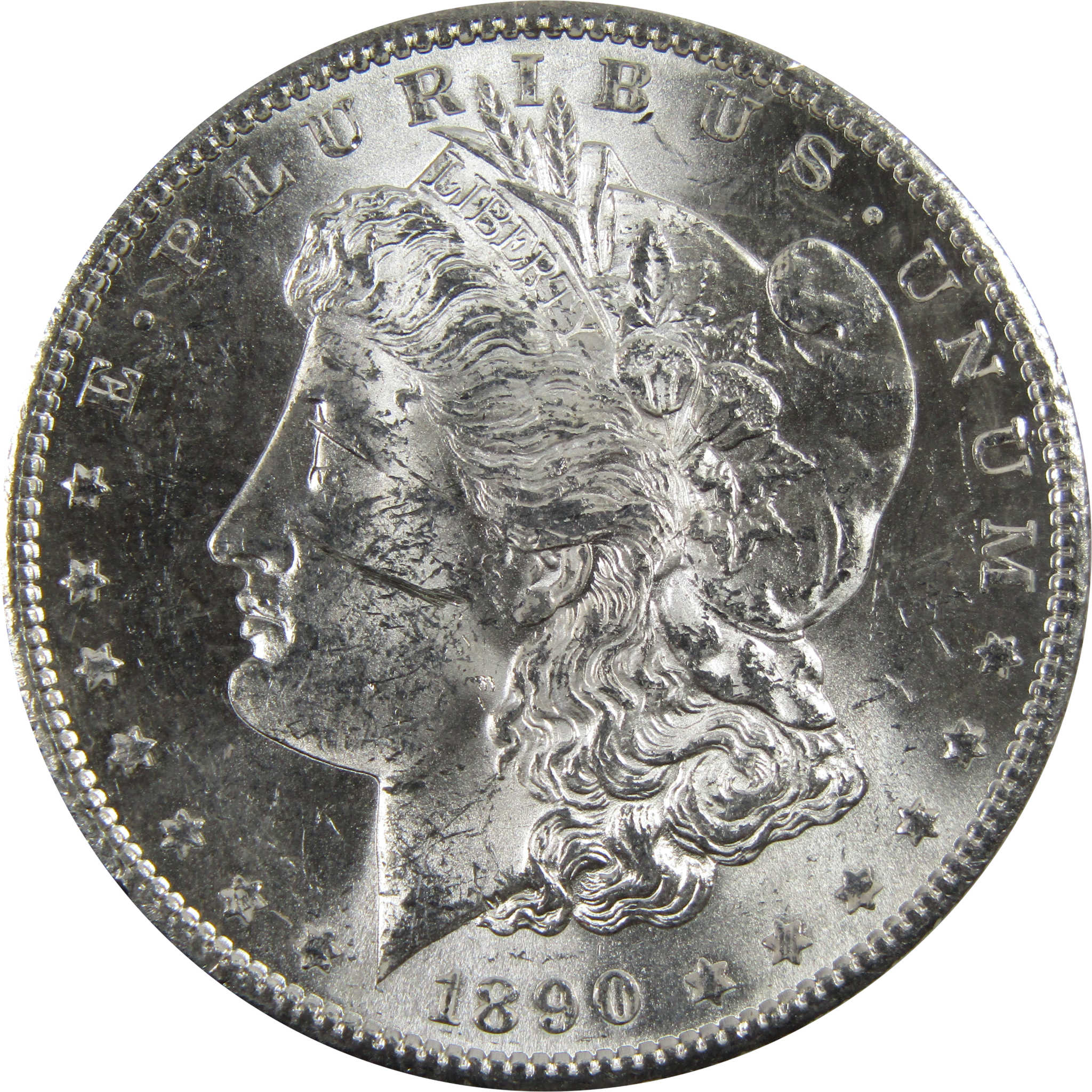 1890 S Morgan Dollar BU Uncirculated 90% Silver $1 Coin SKU:I4920 - Morgan coin - Morgan silver dollar - Morgan silver dollar for sale - Profile Coins &amp; Collectibles