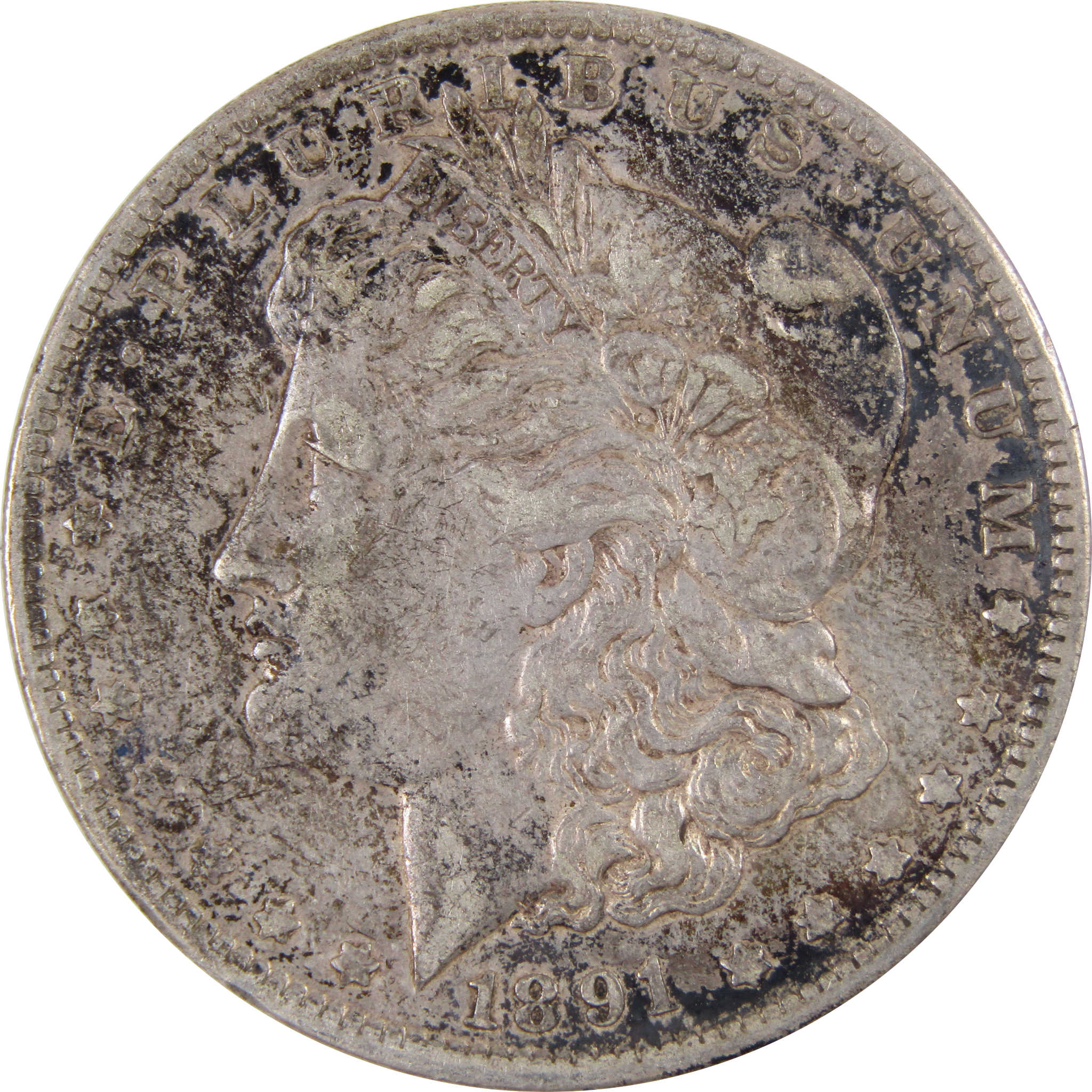 1891 O Morgan Dollar VF Very Fine 90 Silver US Coin SKU I2807