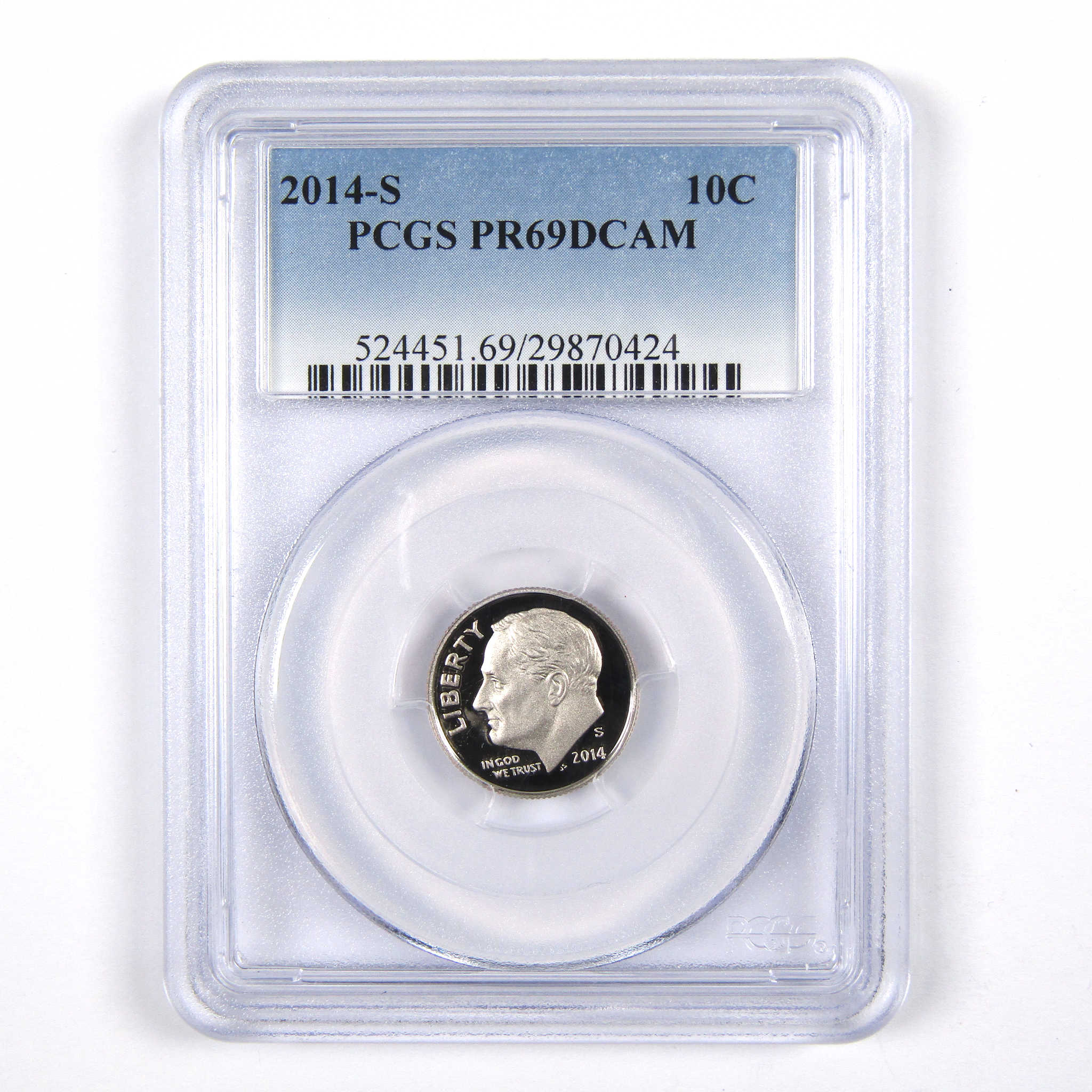 2014 S Roosevelt Dime PR 69 DCAM PCGS 10c Proof Coin SKU:CPC3083