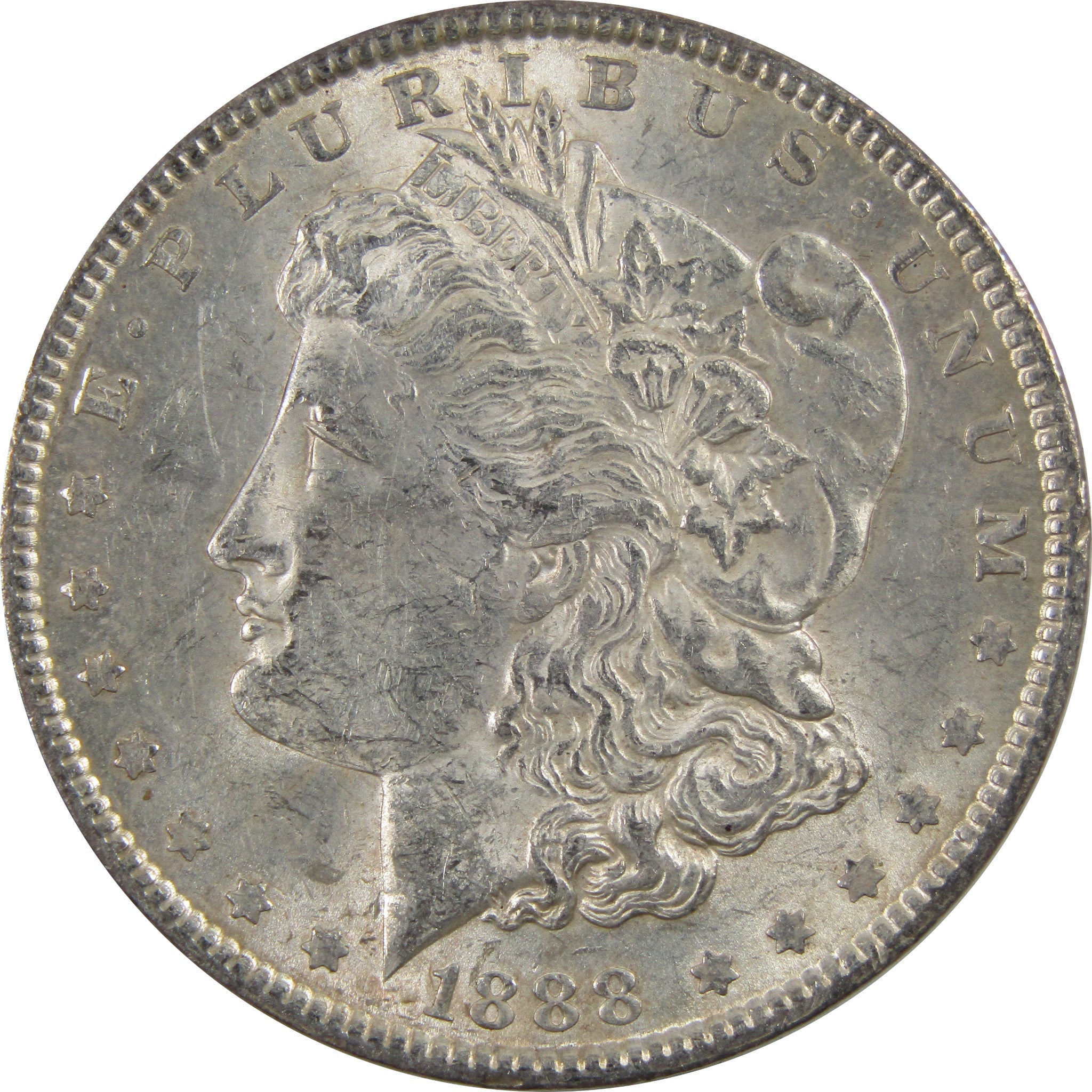 1888 Morgan Dollar AU About Uncirculated 90% Silver $1 Coin SKU:I5499 - Morgan coin - Morgan silver dollar - Morgan silver dollar for sale - Profile Coins &amp; Collectibles