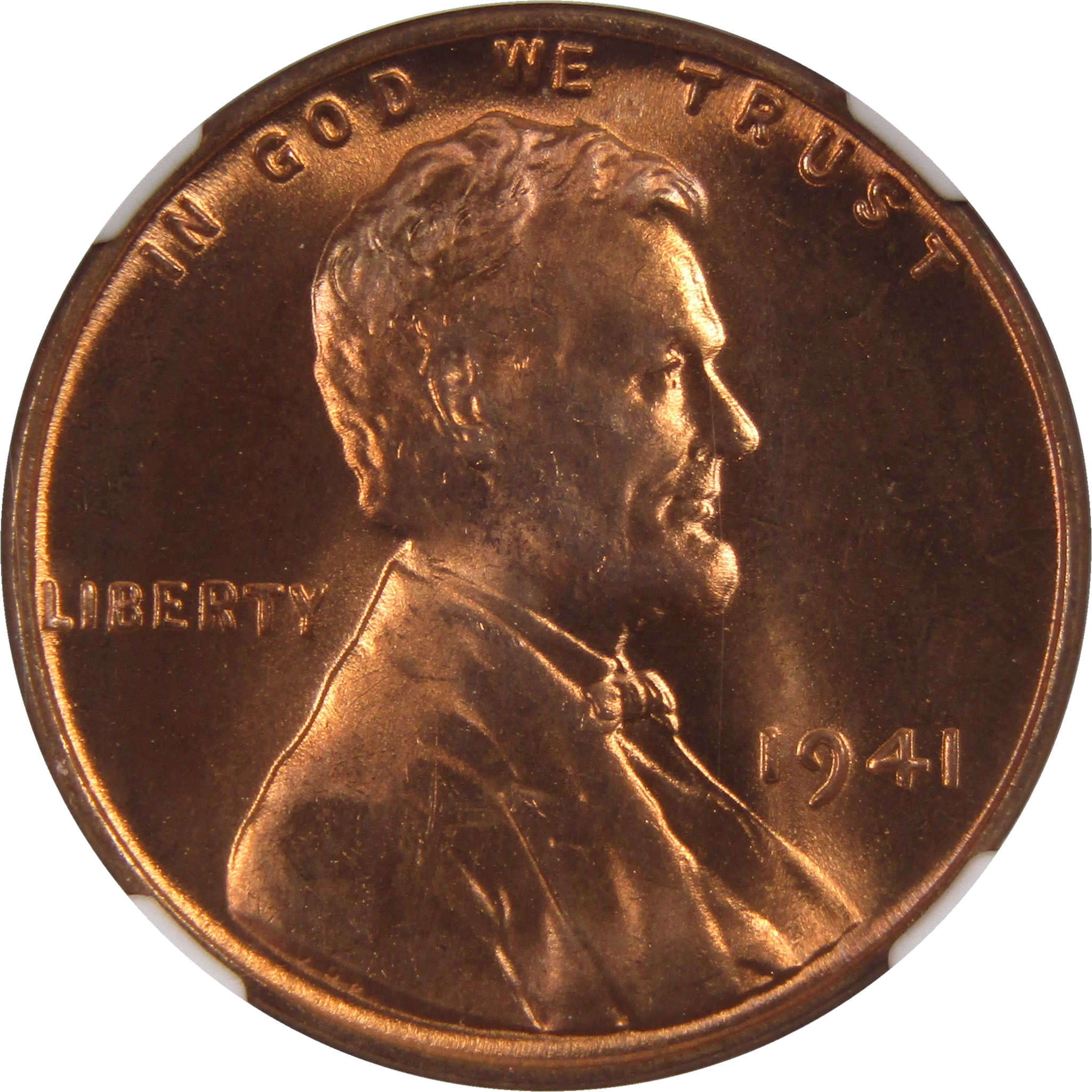 1941 Lincoln Wheat Cent MS 67 RD NGC Penny Uncirculated Coin SKU:I3175